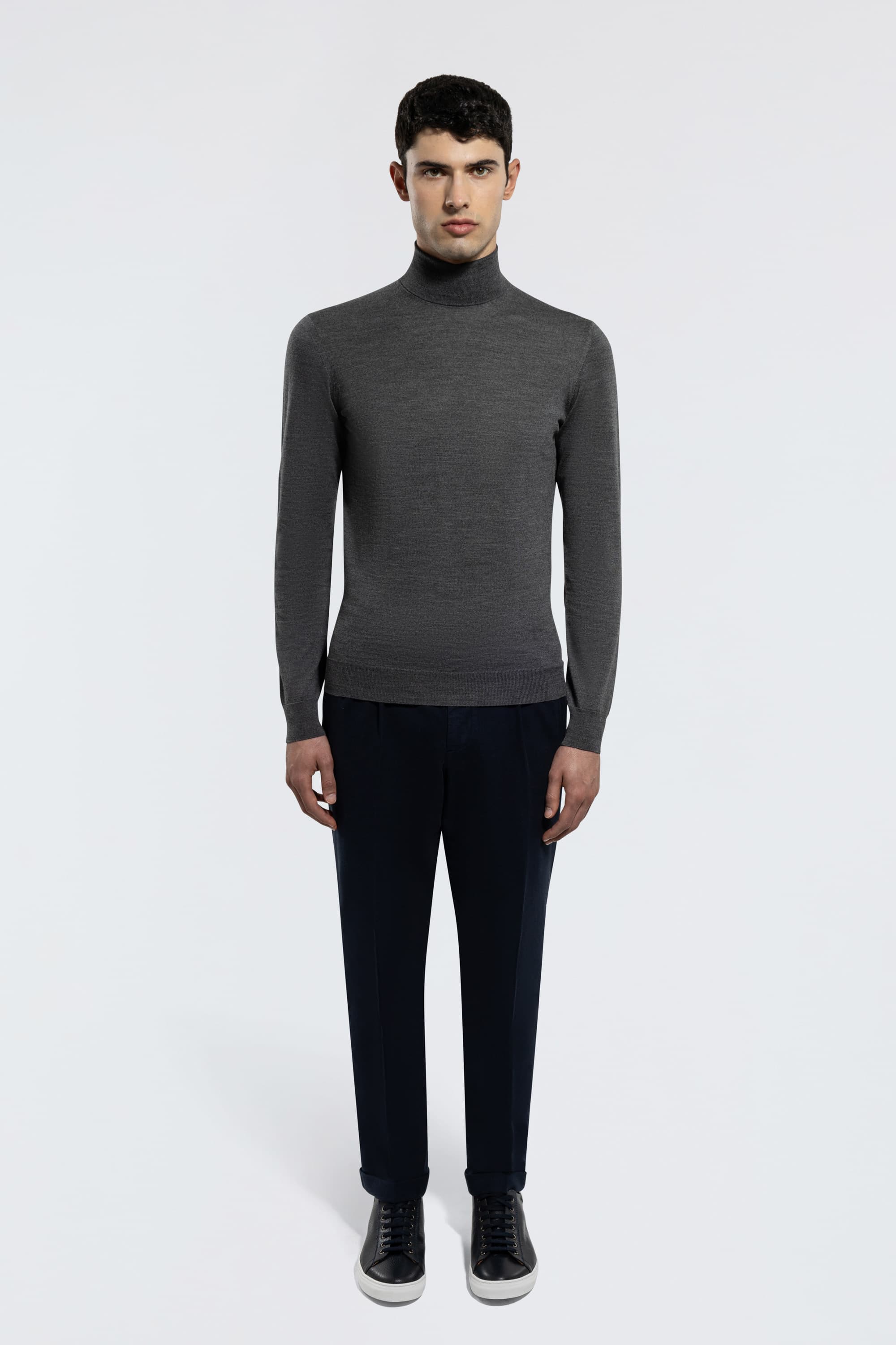 Jersey de Cuello Alto en Lana Merino Extrafina - Image 2