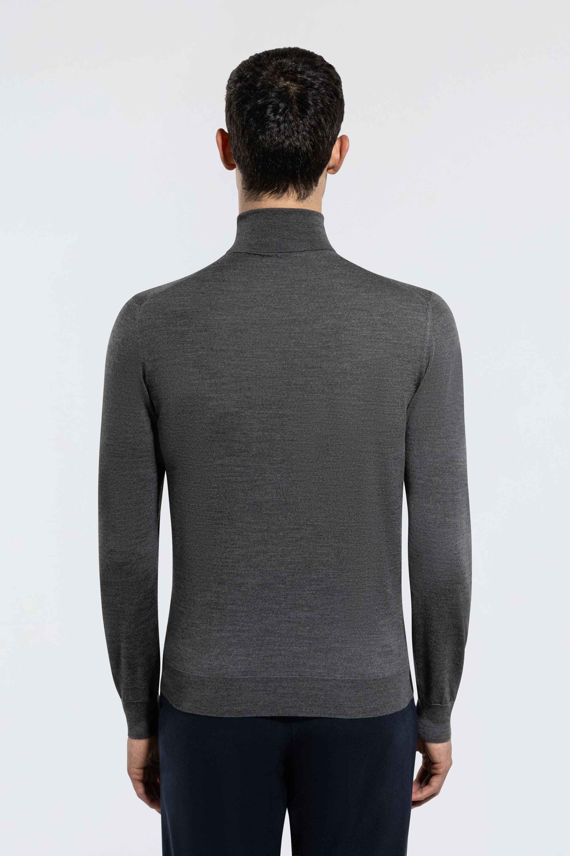 Jersey de Cuello Alto en Lana Merino Extrafina - Image 4