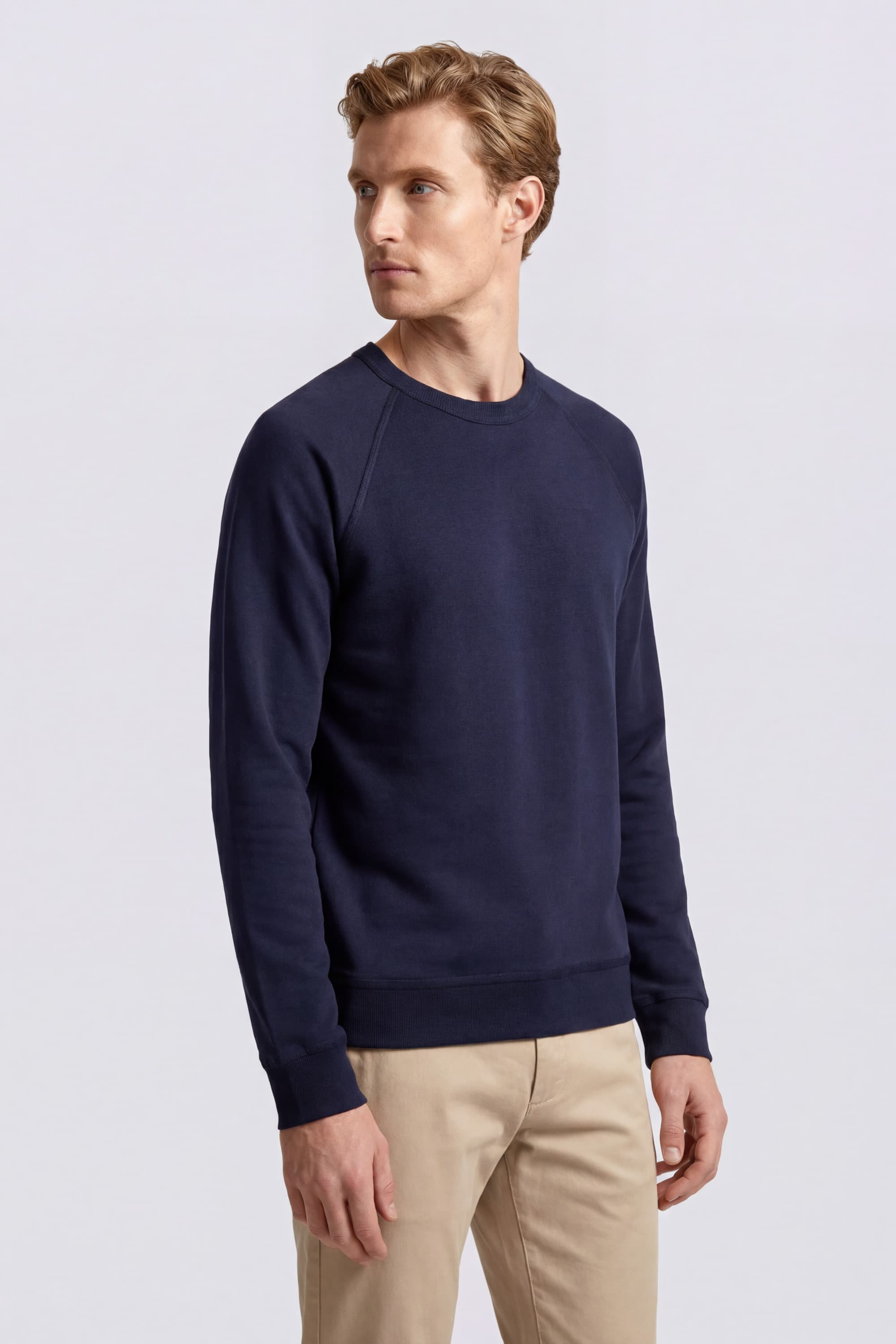 Crewneck Sweater in Extrafine Merino Wool - Image 3