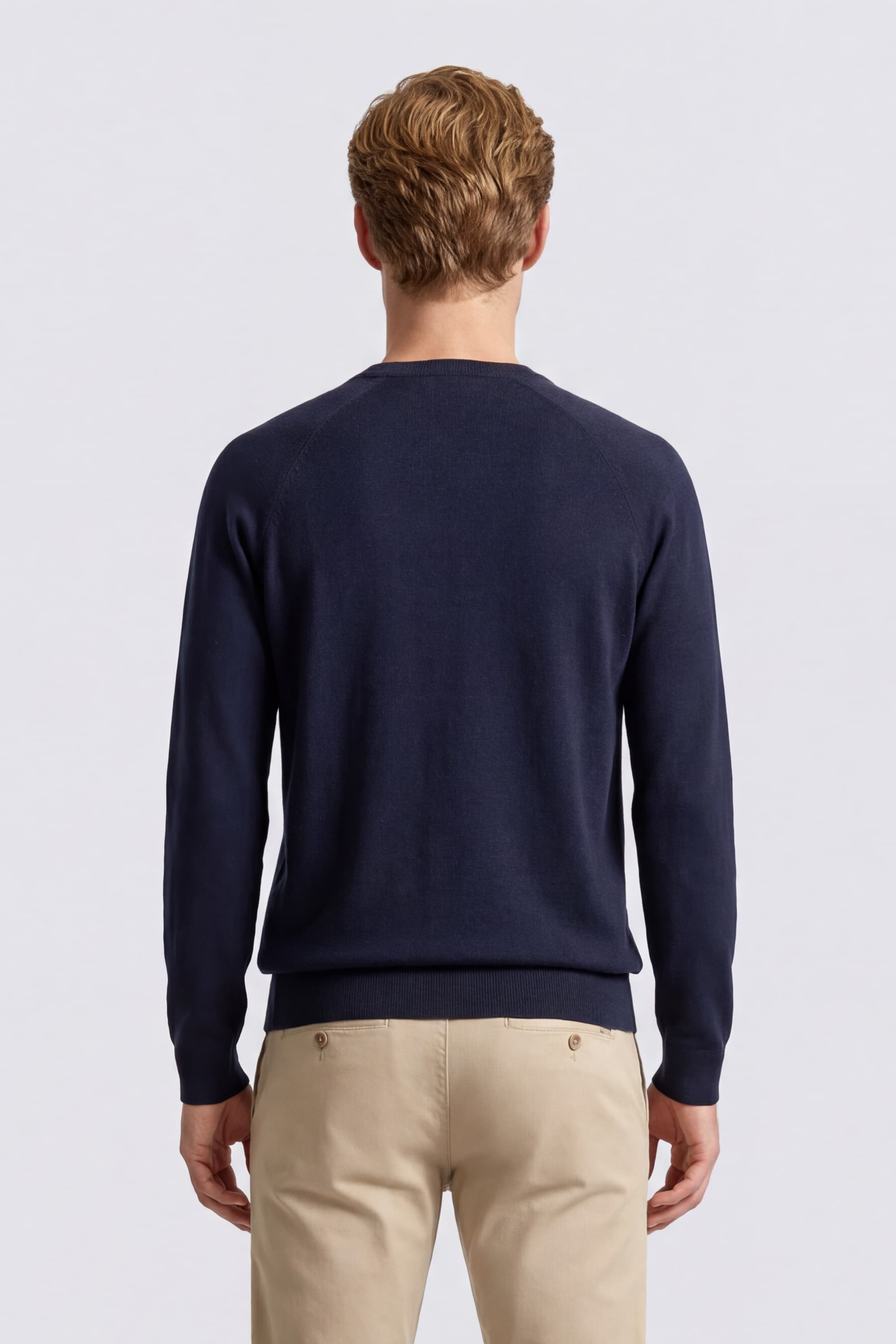 Crewneck Sweater in Extrafine Merino Wool - Image 4