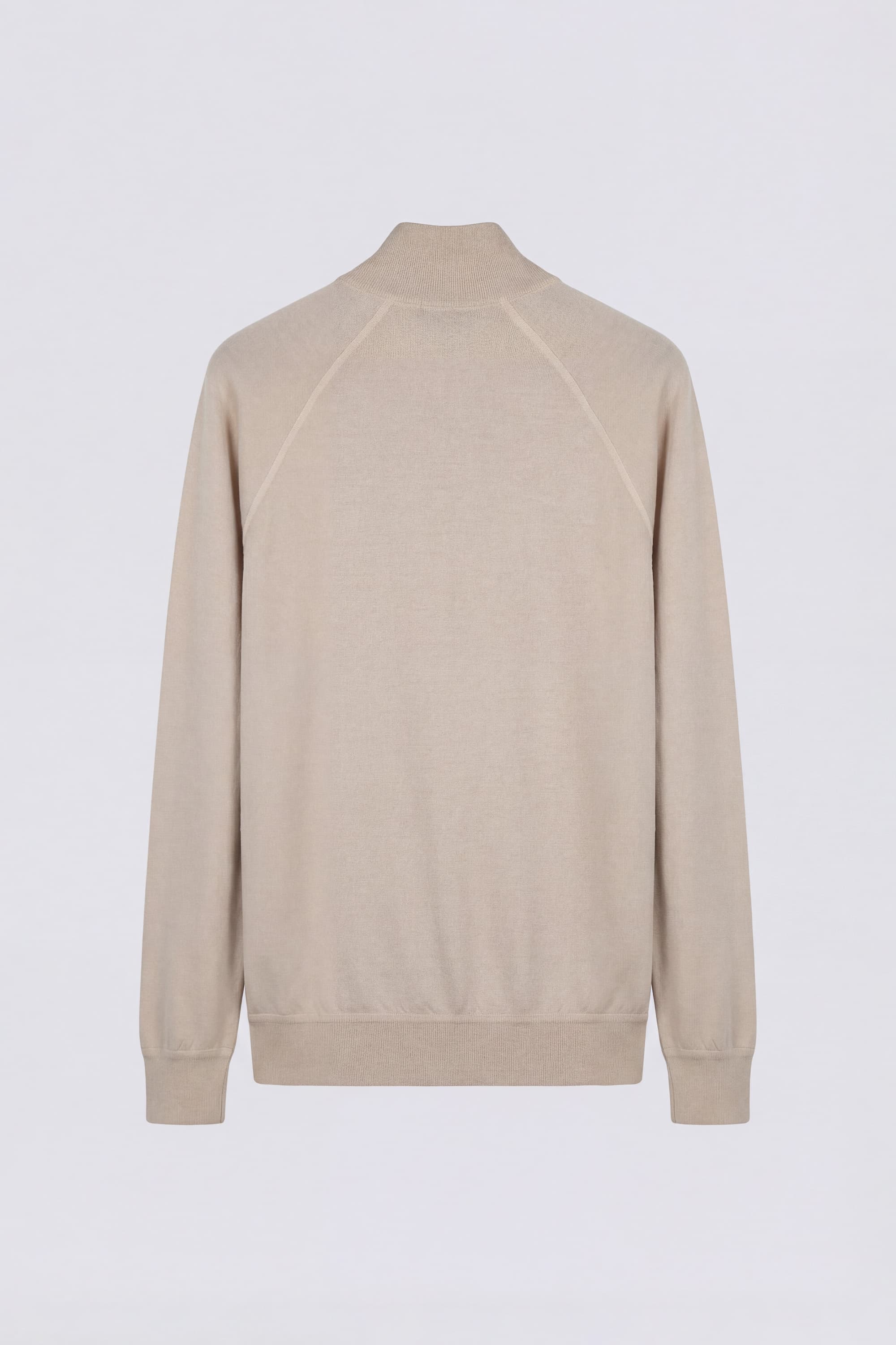 Zip-Up Cardigan in Extrafine Merino Wool - Image 5