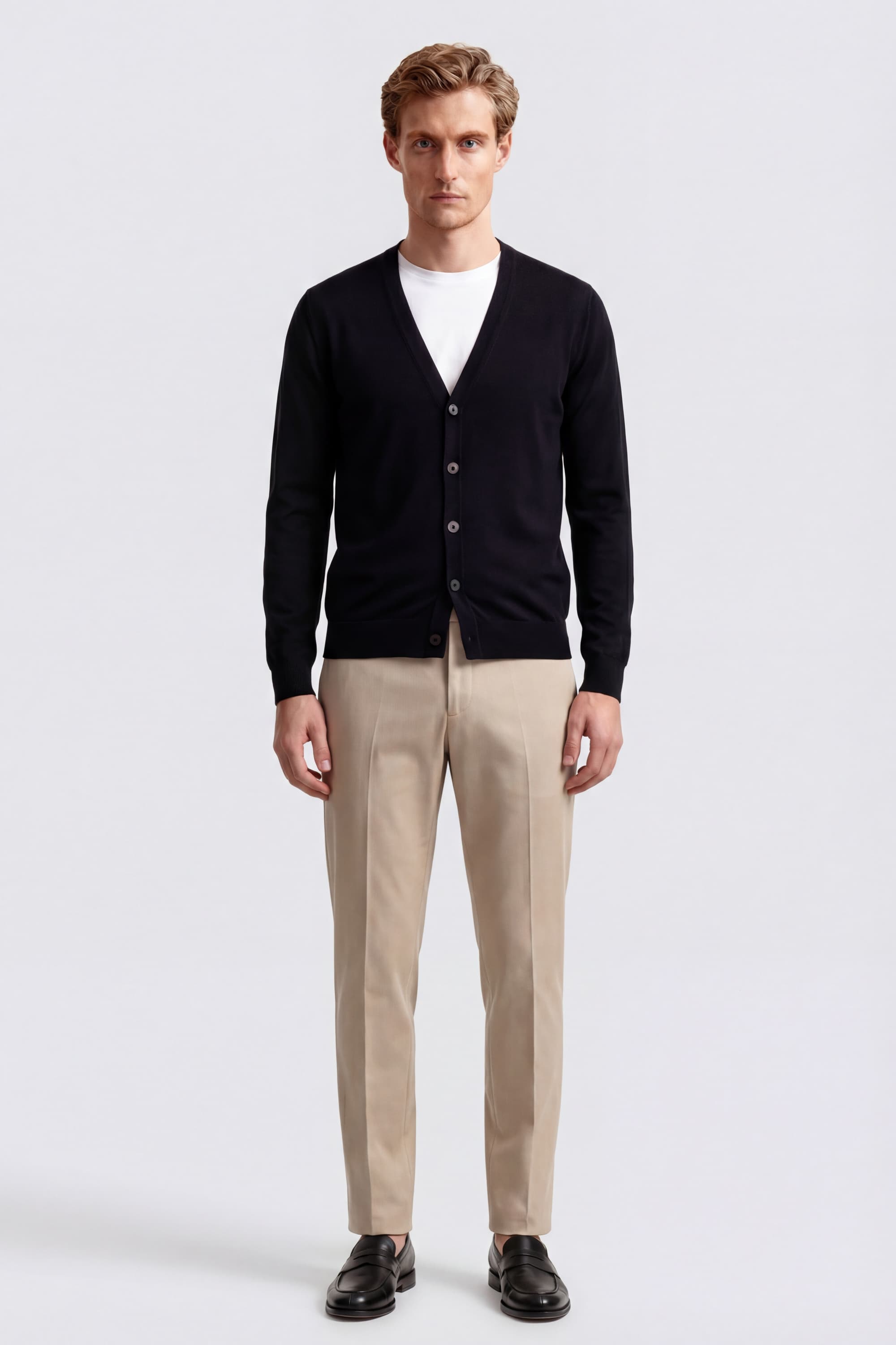Cotton Buttoned Cardigan - Image 2
