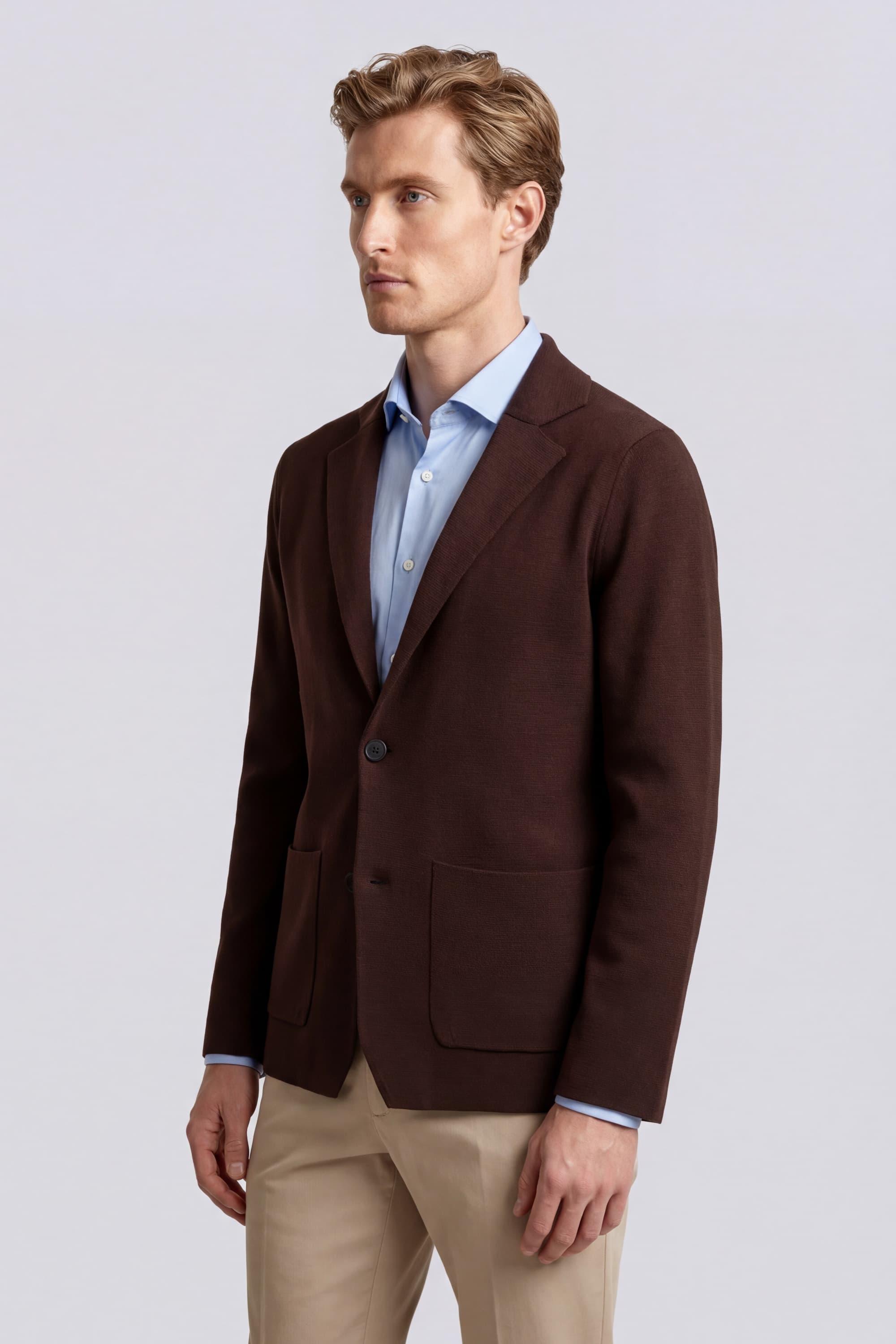 Single-Breasted Cotton Jacket - Image 3