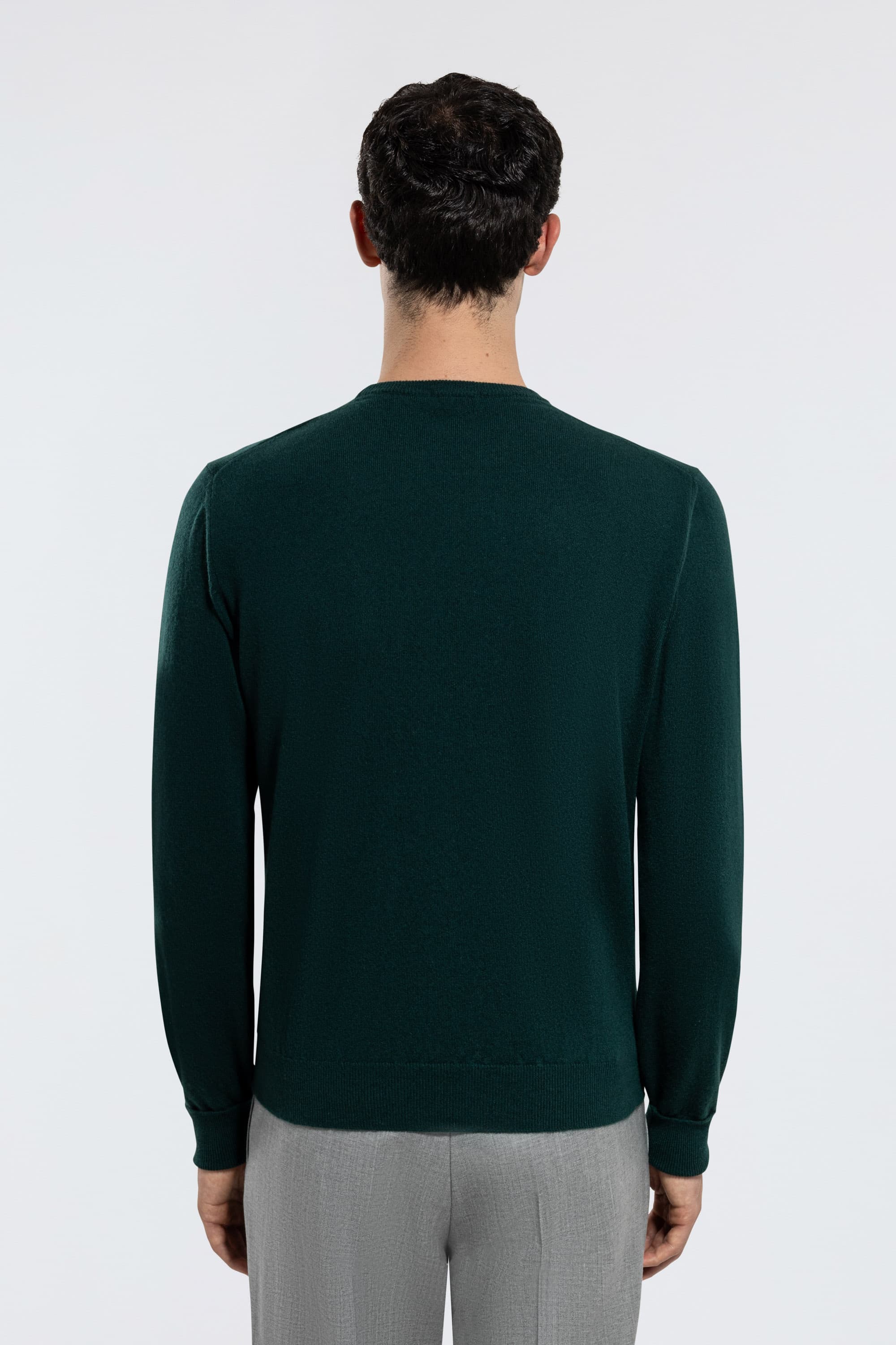 Crew Neck Cashmere Sweater - Image 4
