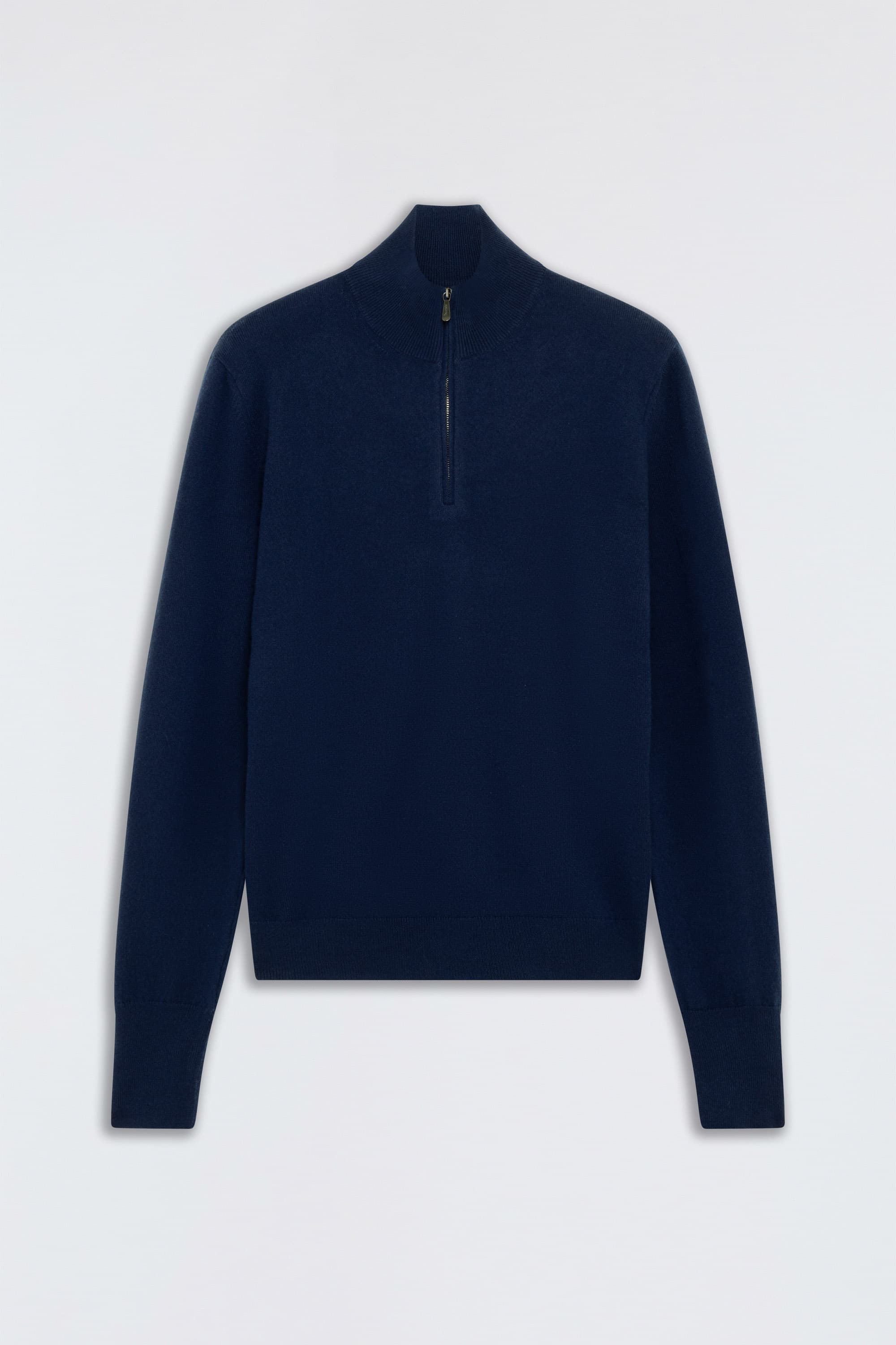 Serafino con zip in Cashmere - Image 1