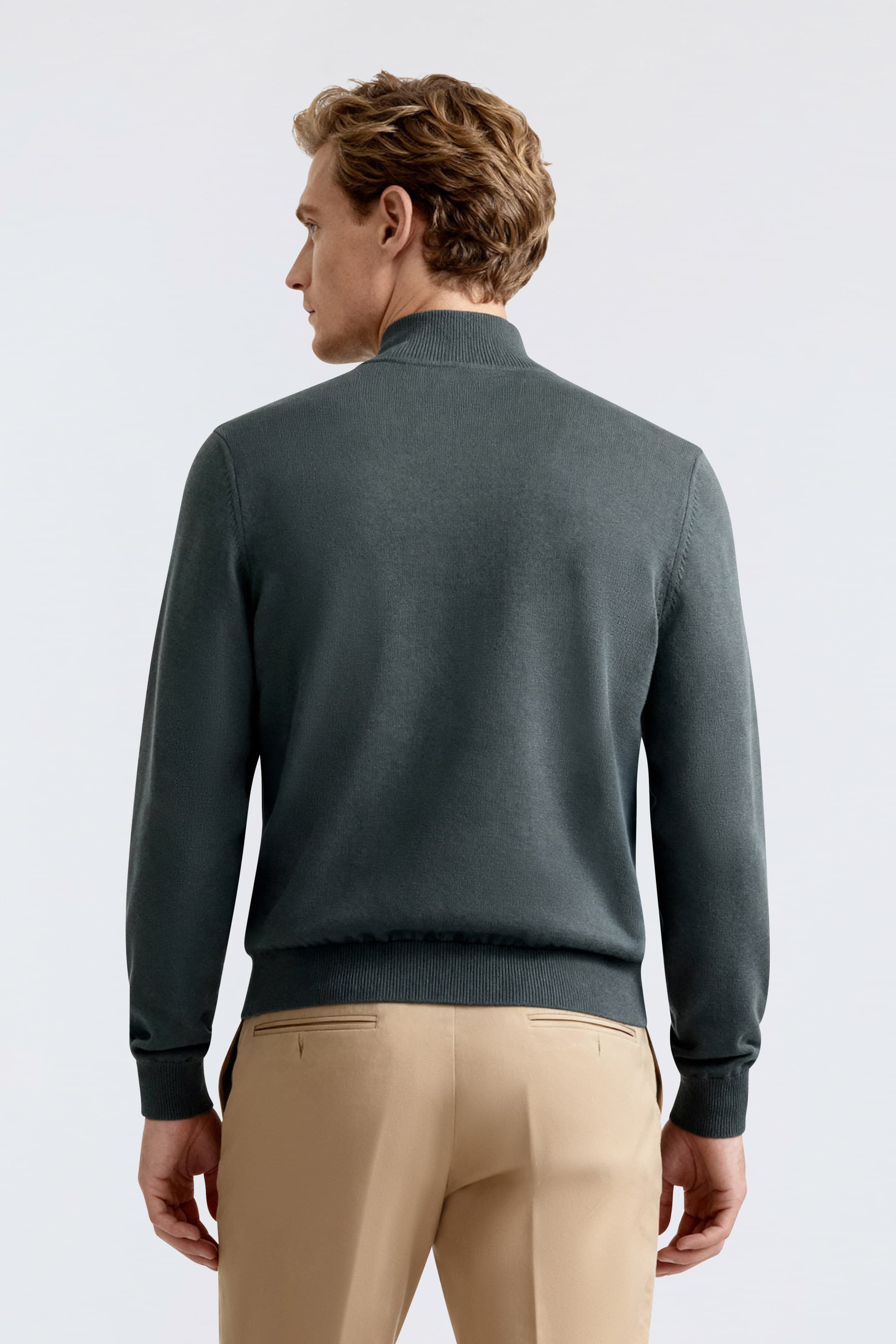 Cashmere zip Hoodie - Image 4