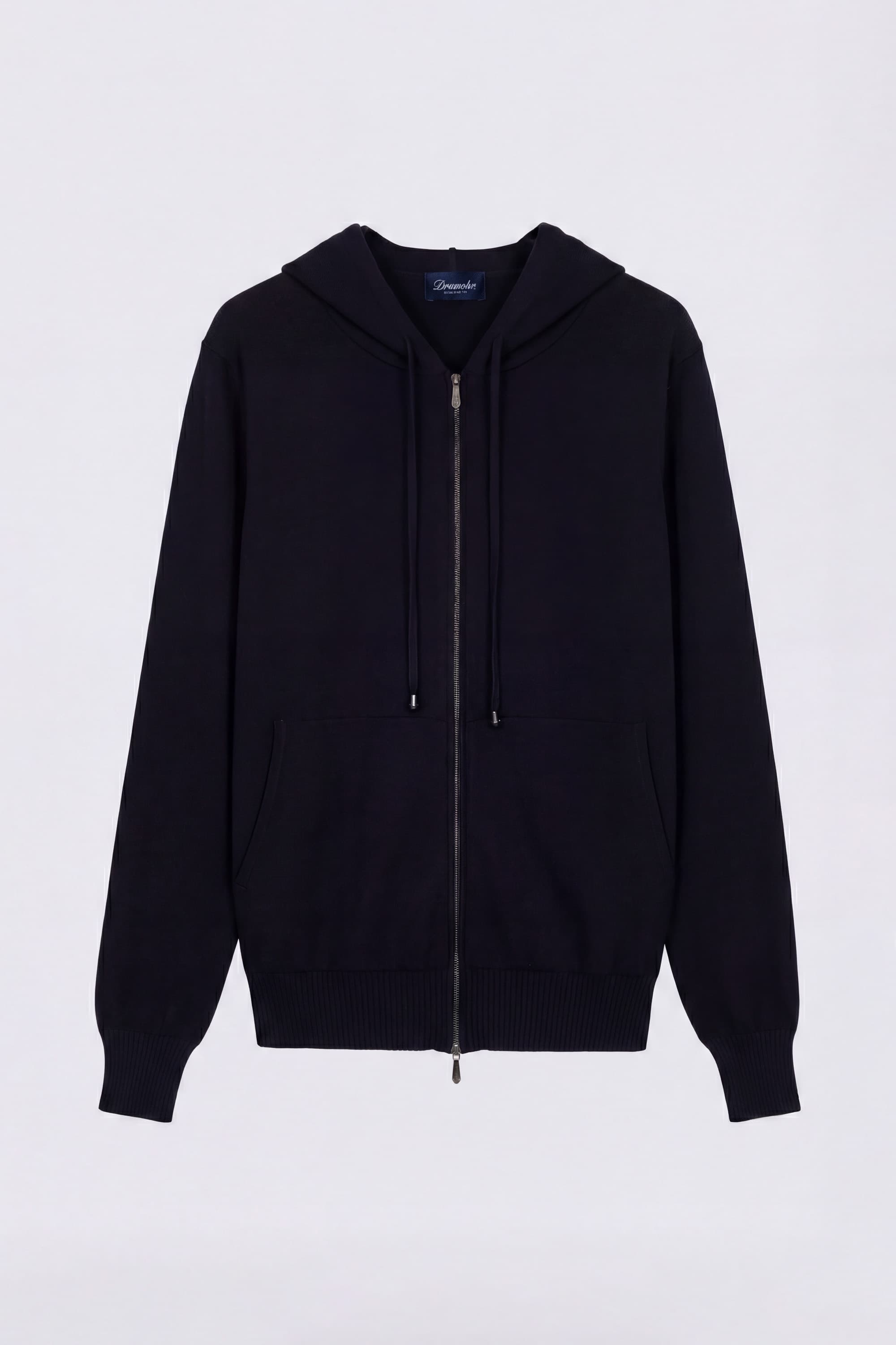 Cotton Hooded zip Sweatshirt - Image 1
