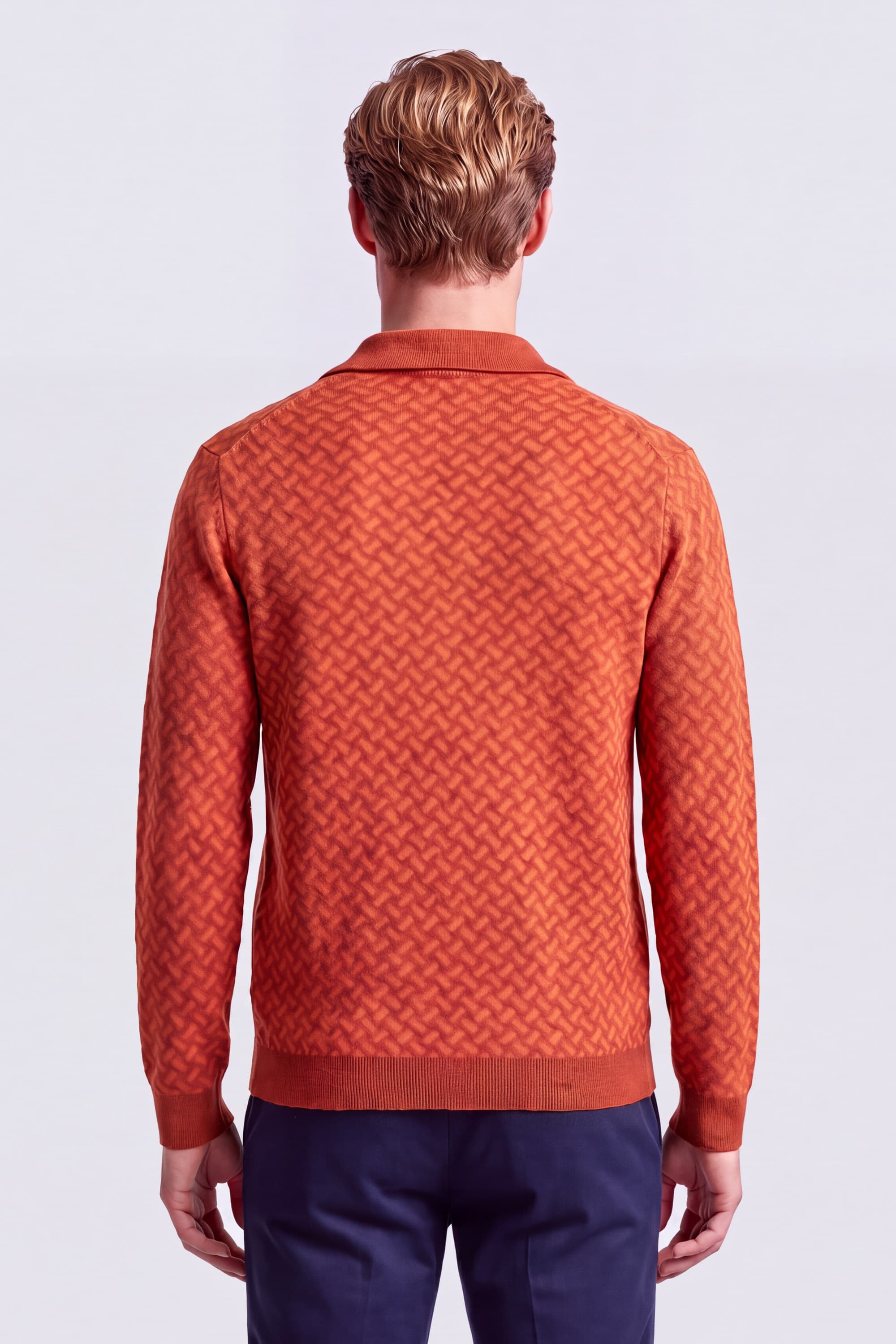Razor Blade Polo in Cashmere - Image 5
