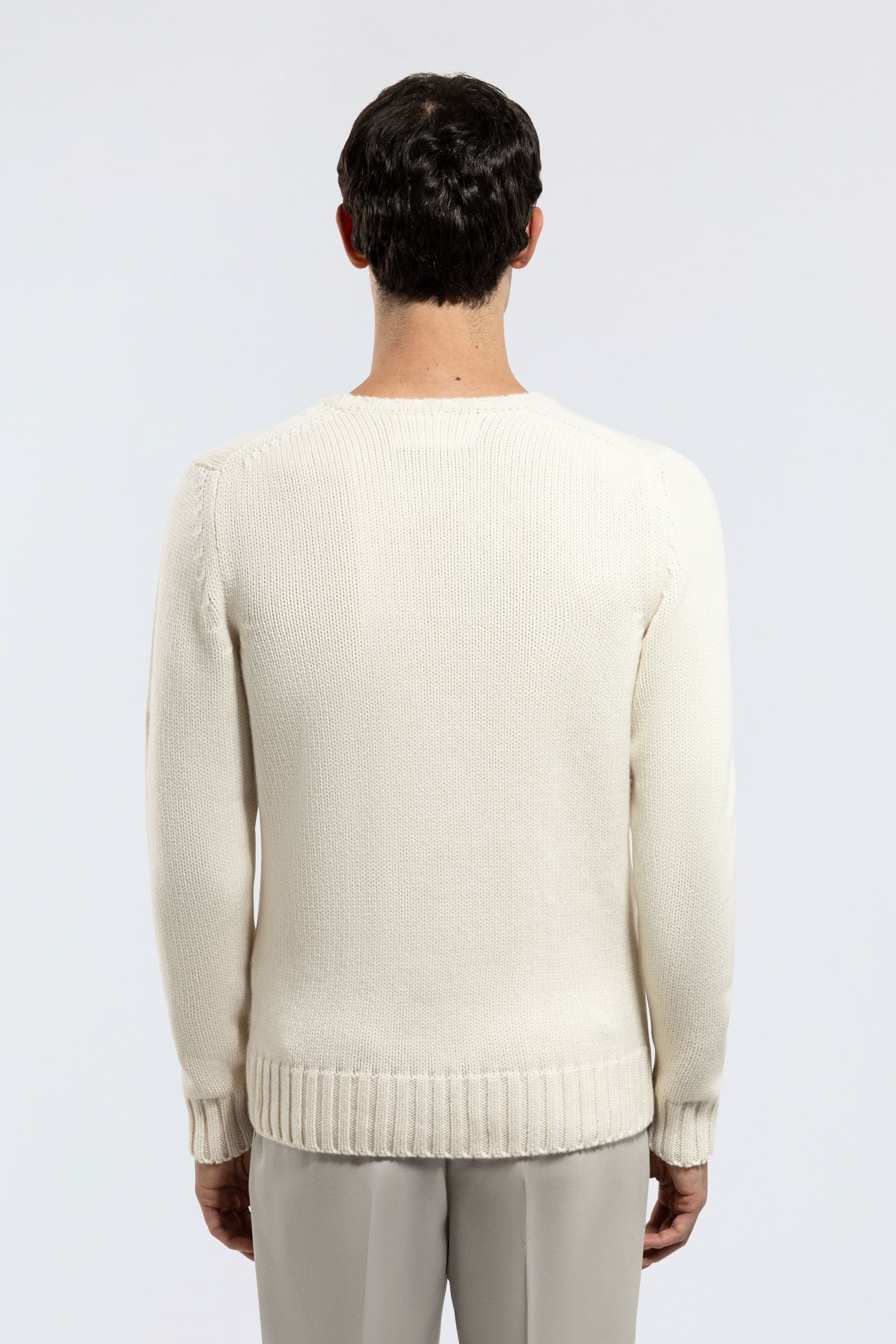 Crew Neck Cashmere Sweater - Image 4