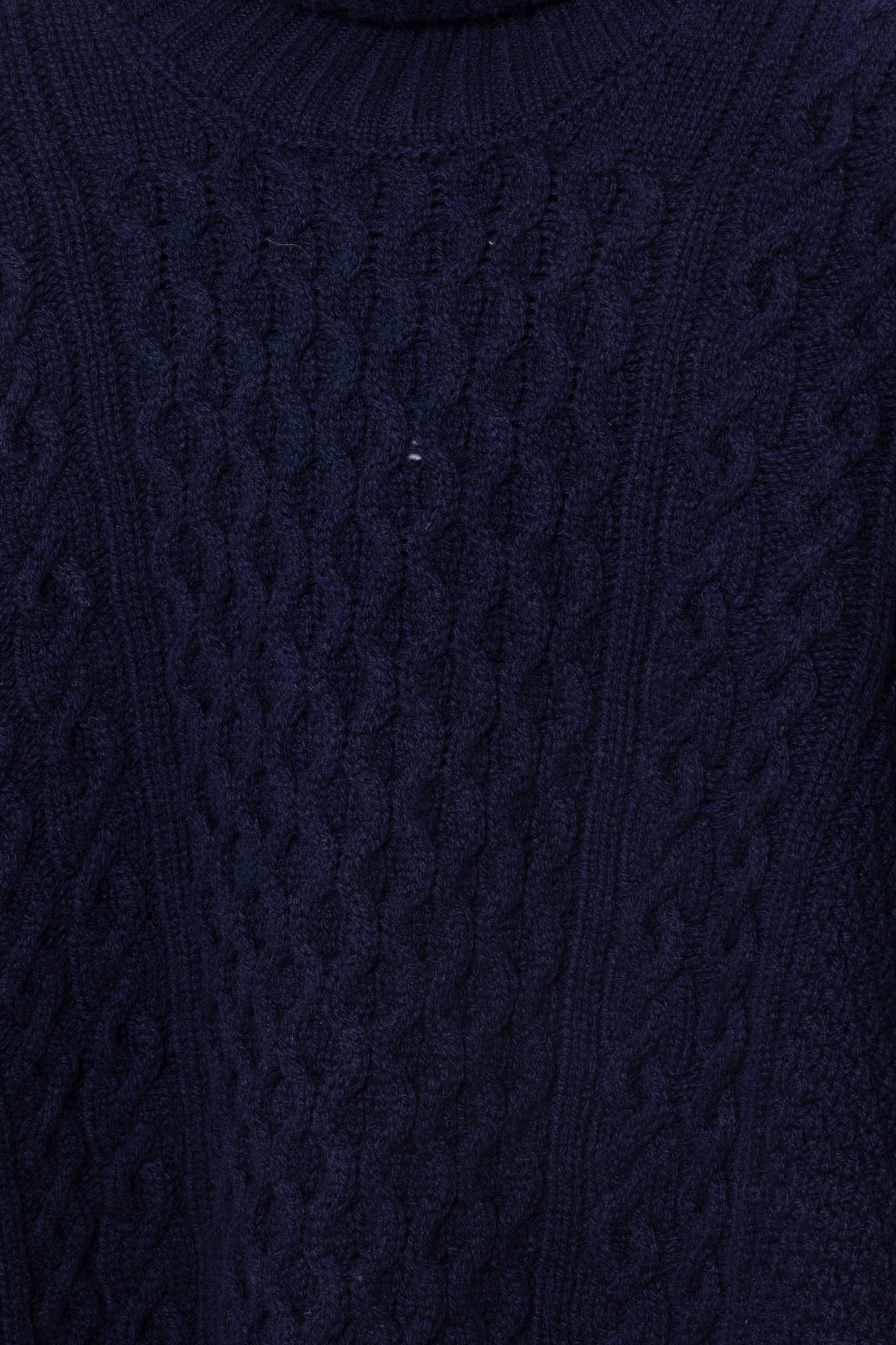 Maglia Dolcevita con Trecce in Lambswool - Image 4