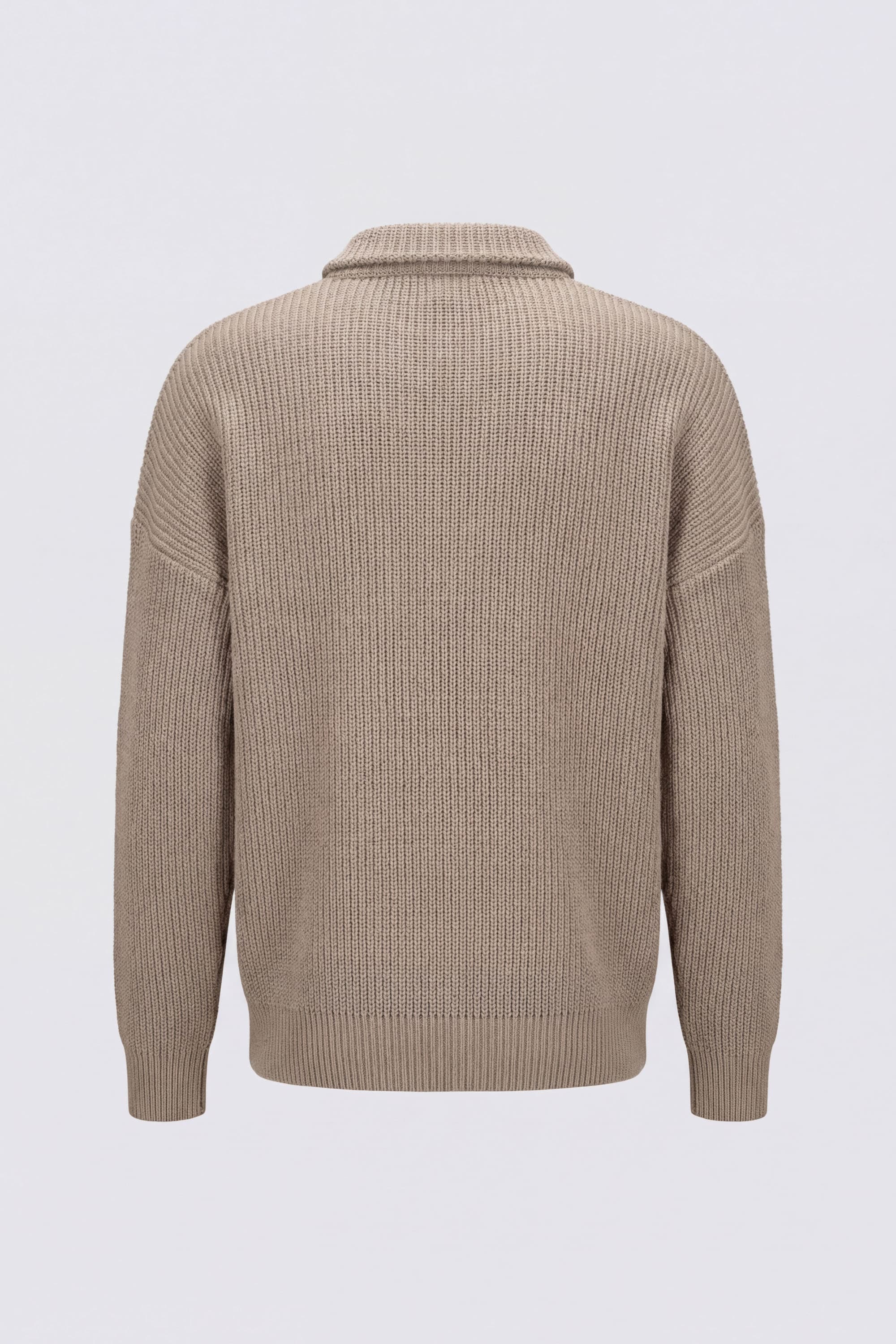 Double-Breasted Cardigan in Cotton Corn Stitch - Image 5