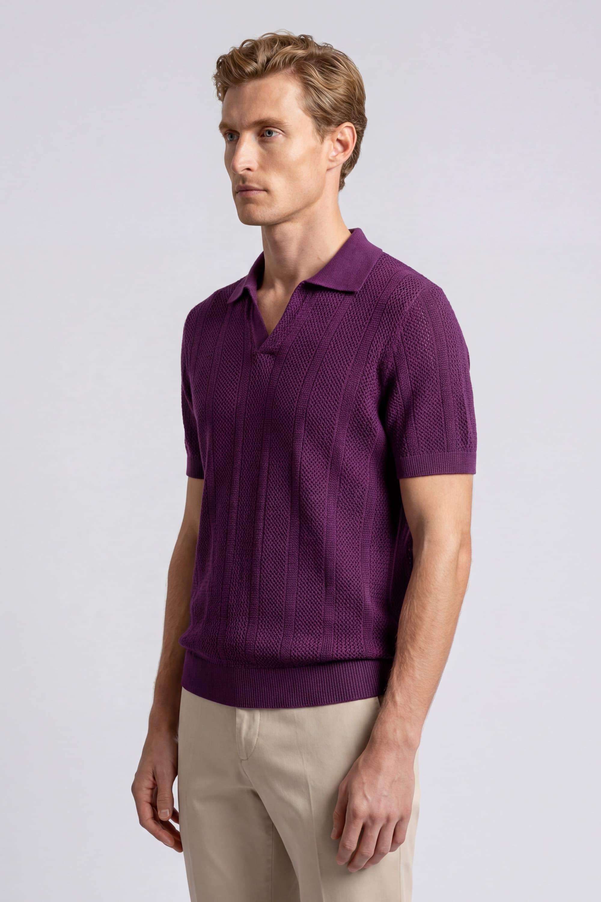 Linen and Cotton Polo - Image 3