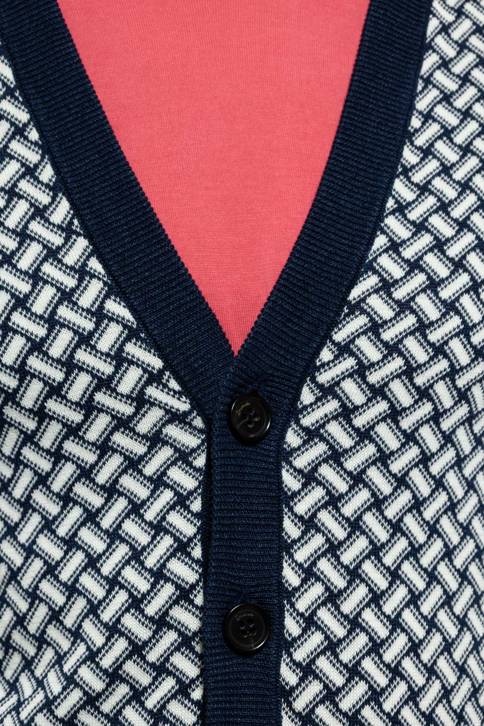 Razor Blade Cotton and Linen Cardigan - Image 4