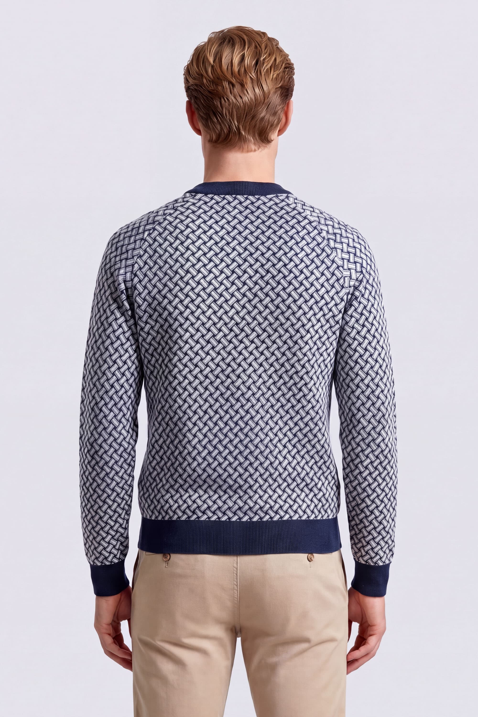 Razor Blade Cotton and Linen Cardigan - Image 5