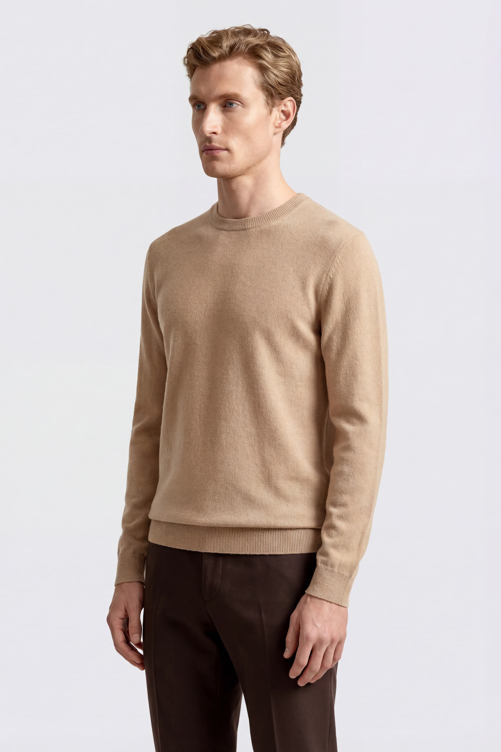 Jersey Cuello Redondo Algodón Efecto Esponja - Image 3