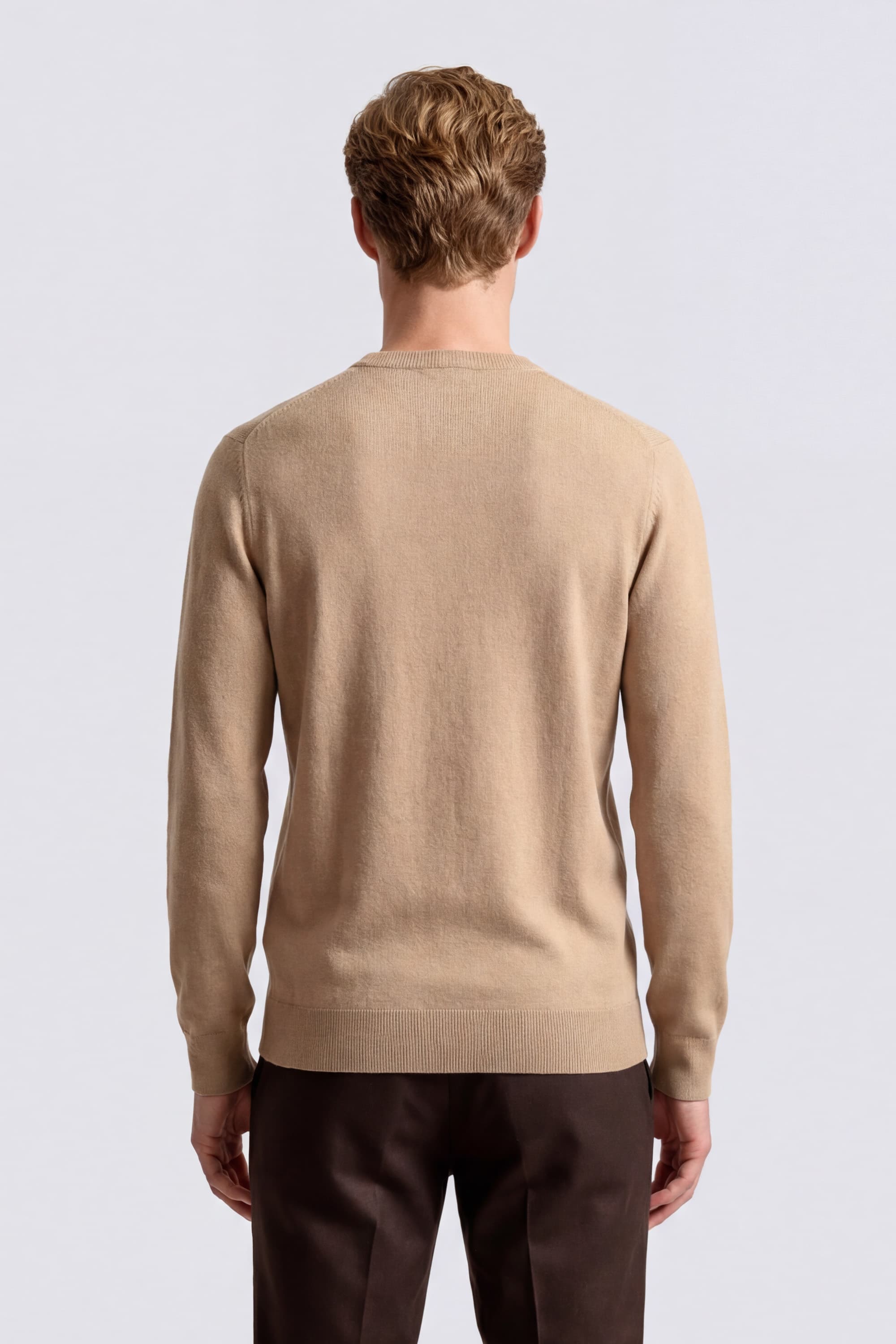 Jersey Cuello Redondo Algodón Efecto Esponja - Image 4