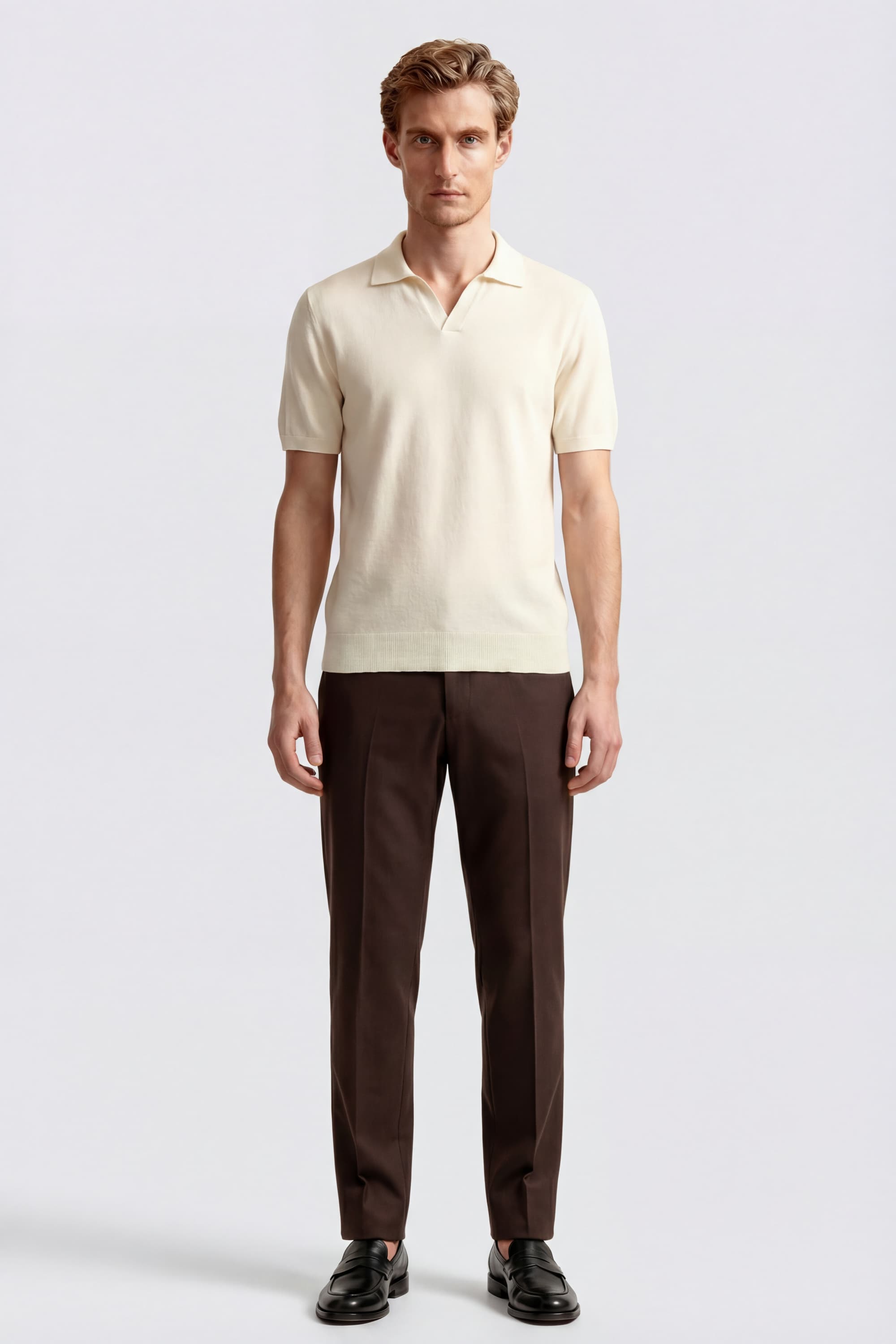 Cotton Sponge Effect Polo - Image 2