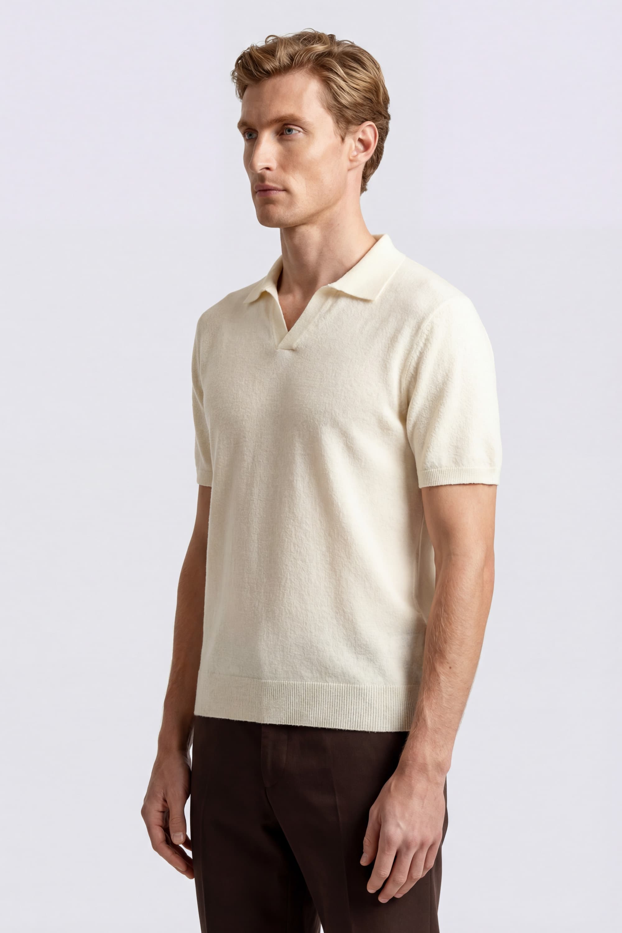 Cotton Sponge Effect Polo - Image 3