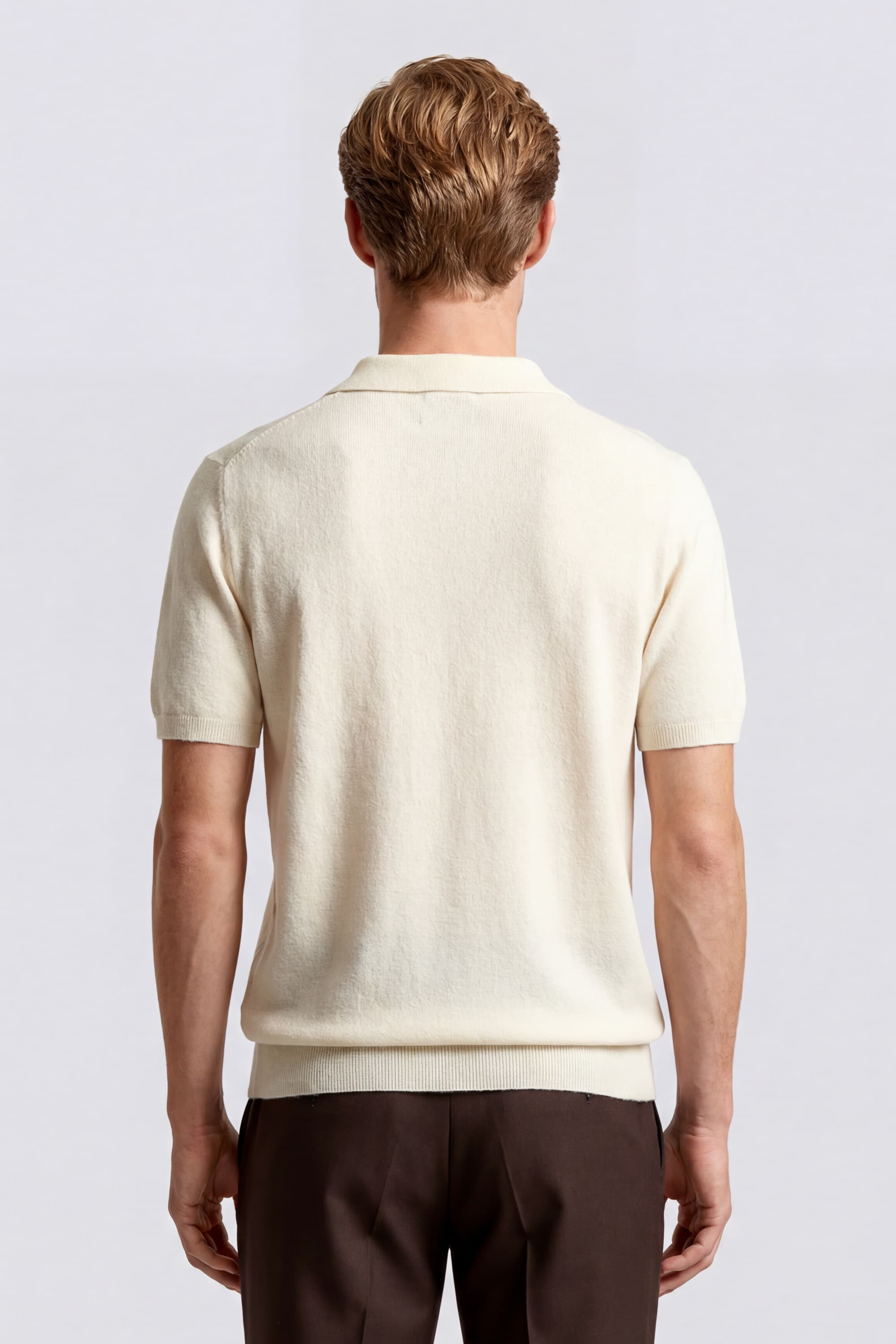Cotton Sponge Effect Polo - Image 4