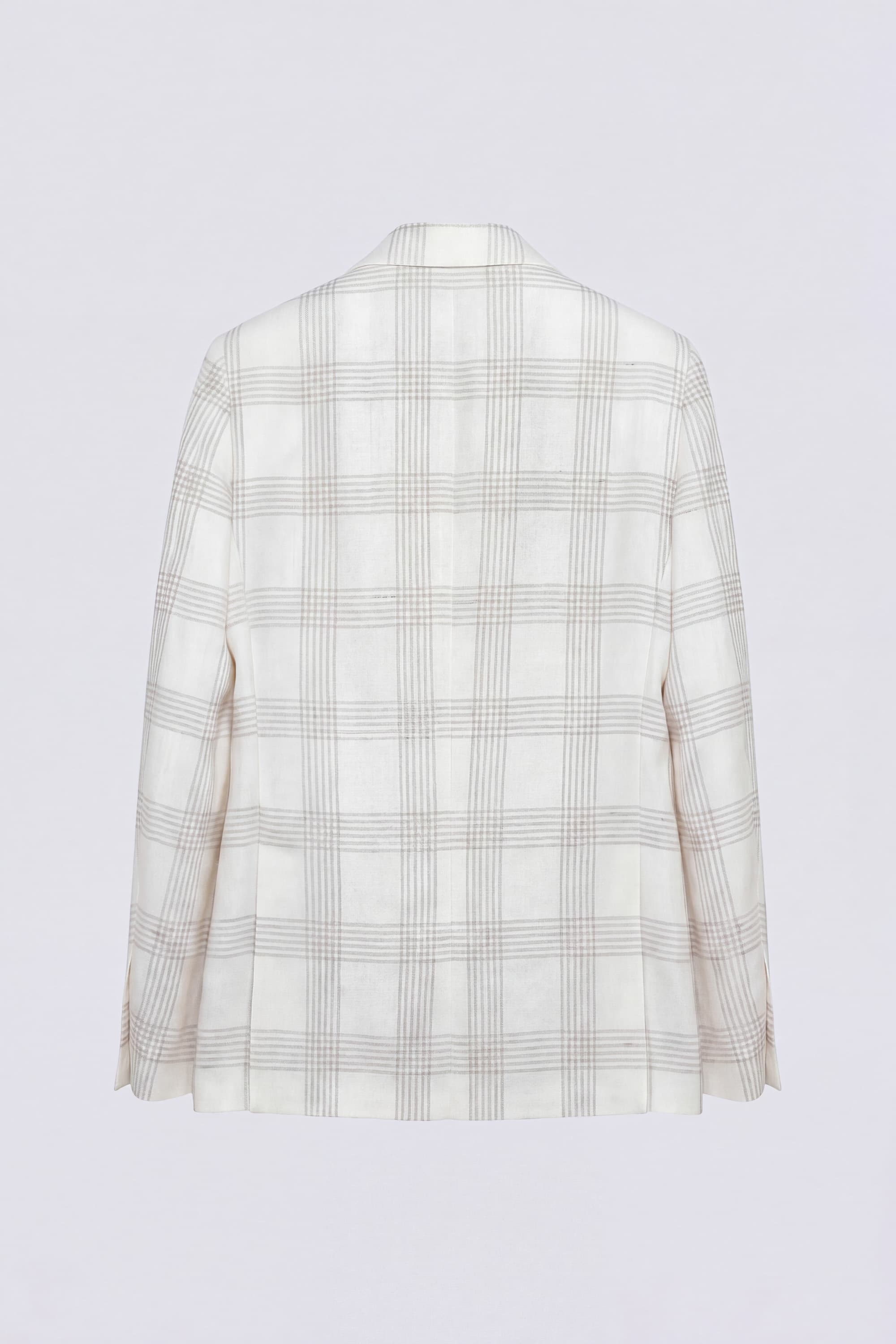 Single-Breasted Linen Blazer - Image 5