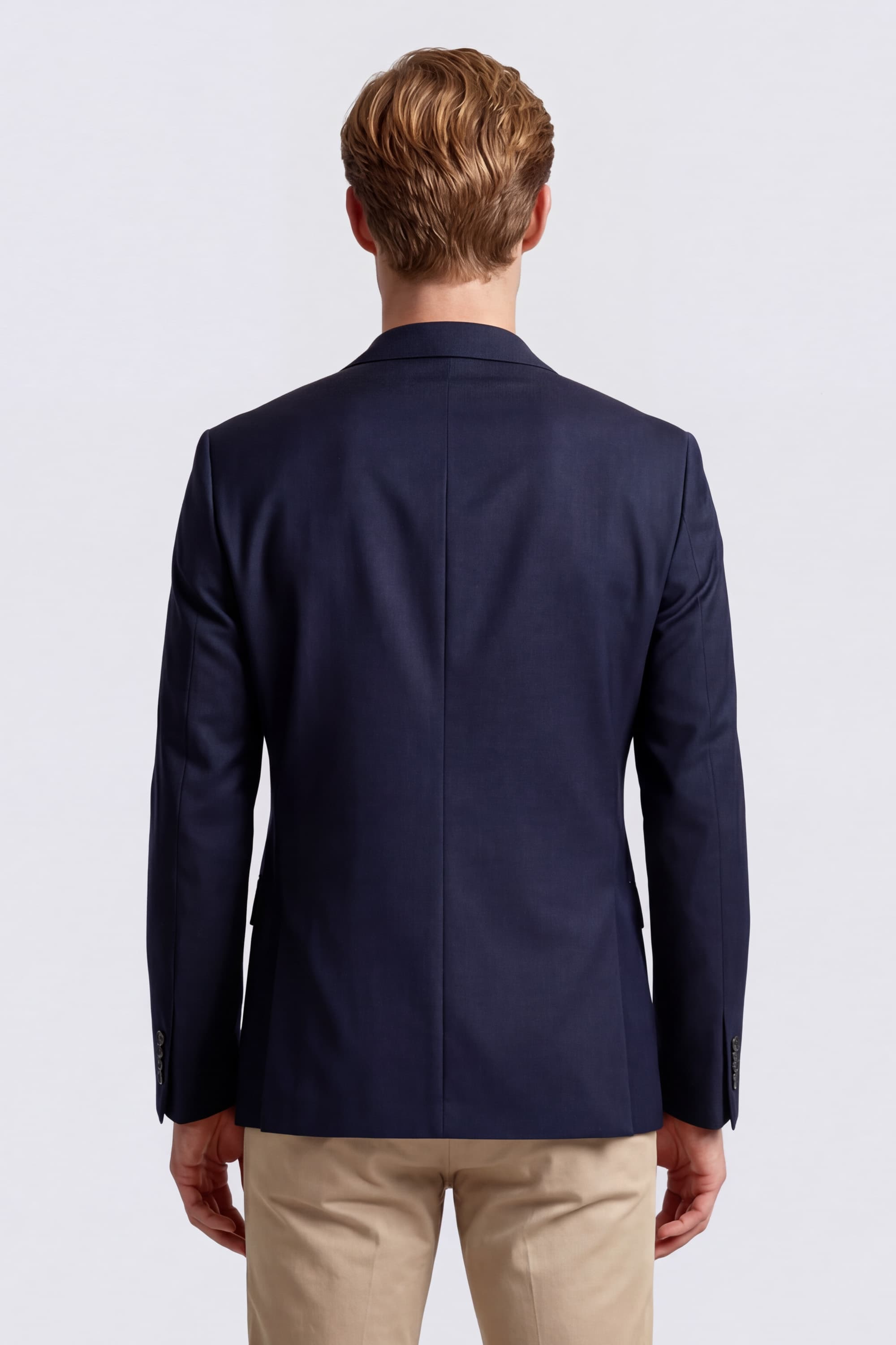 Double-Breasted Wool Blazer - Image 4