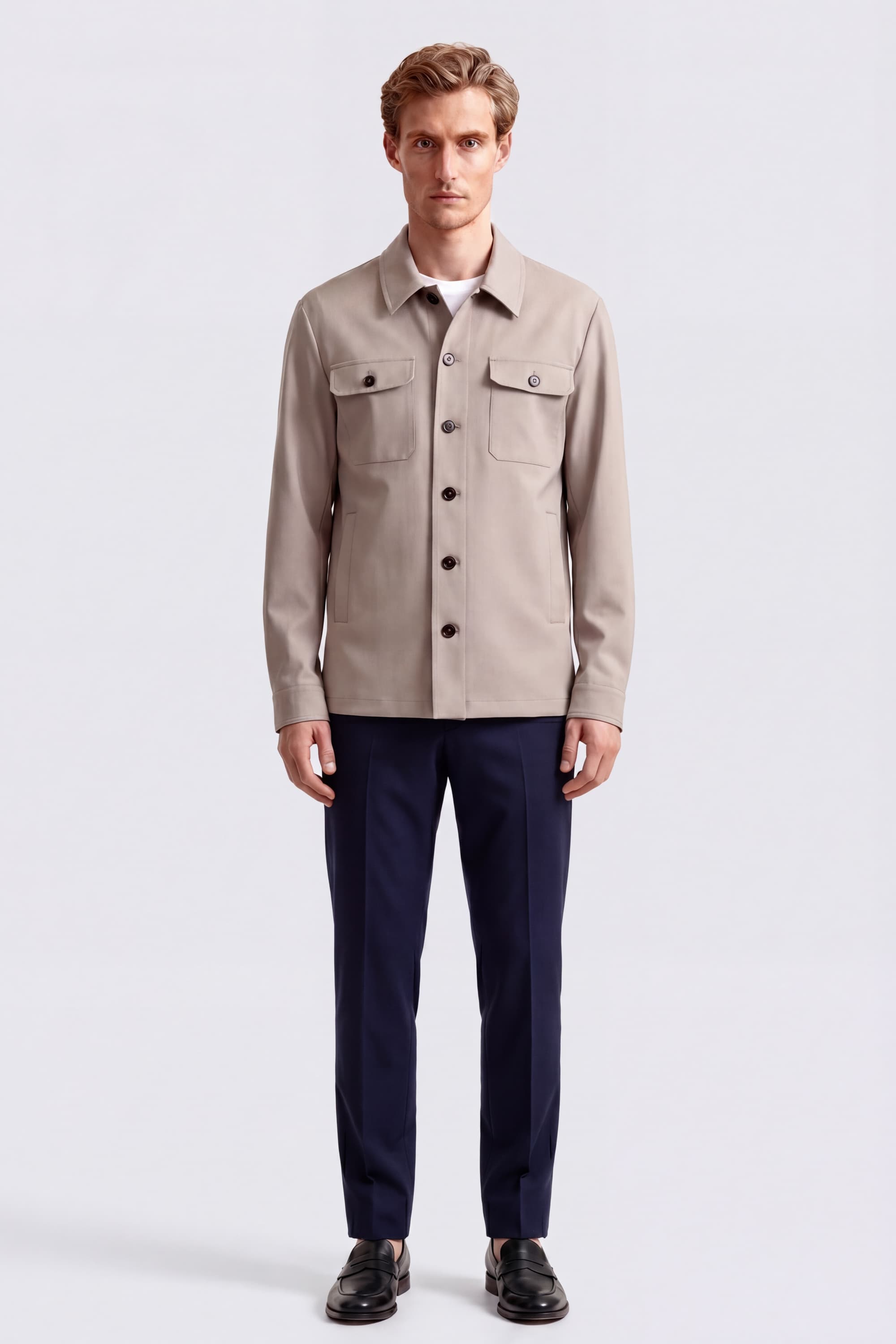 Virgin Wool Overshirt - Image 2