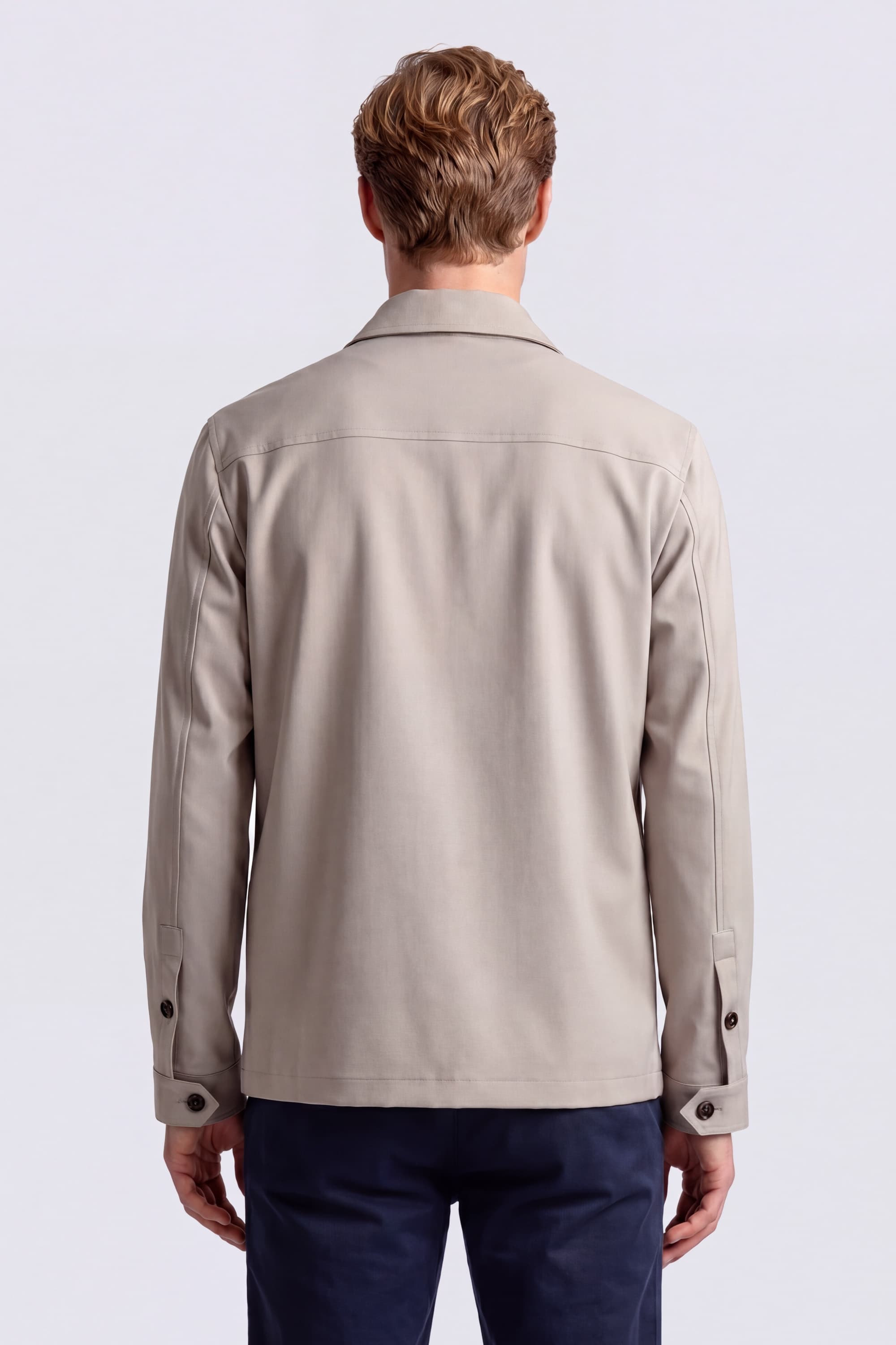 Virgin Wool Overshirt - Image 4
