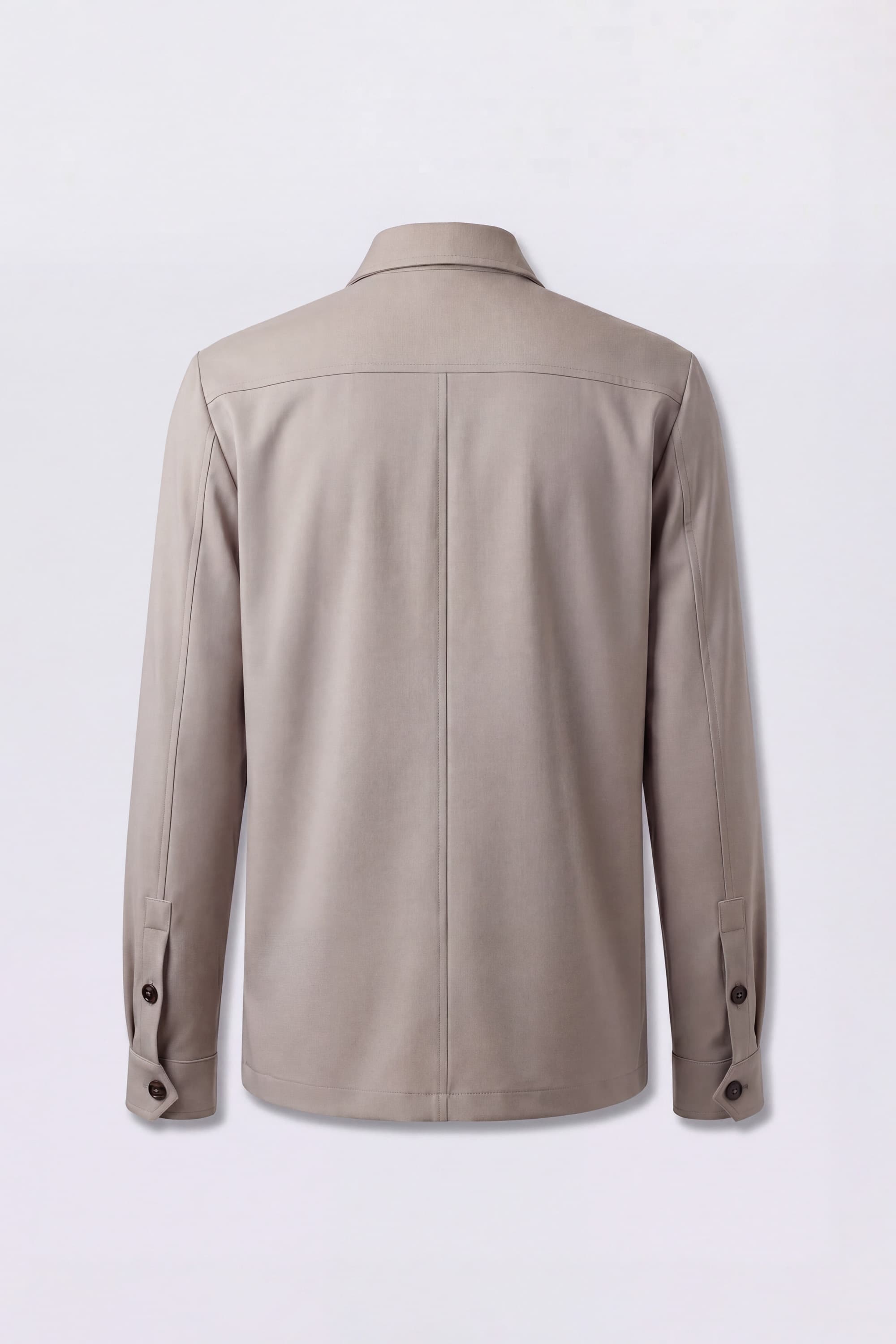 Virgin Wool Overshirt - Image 5