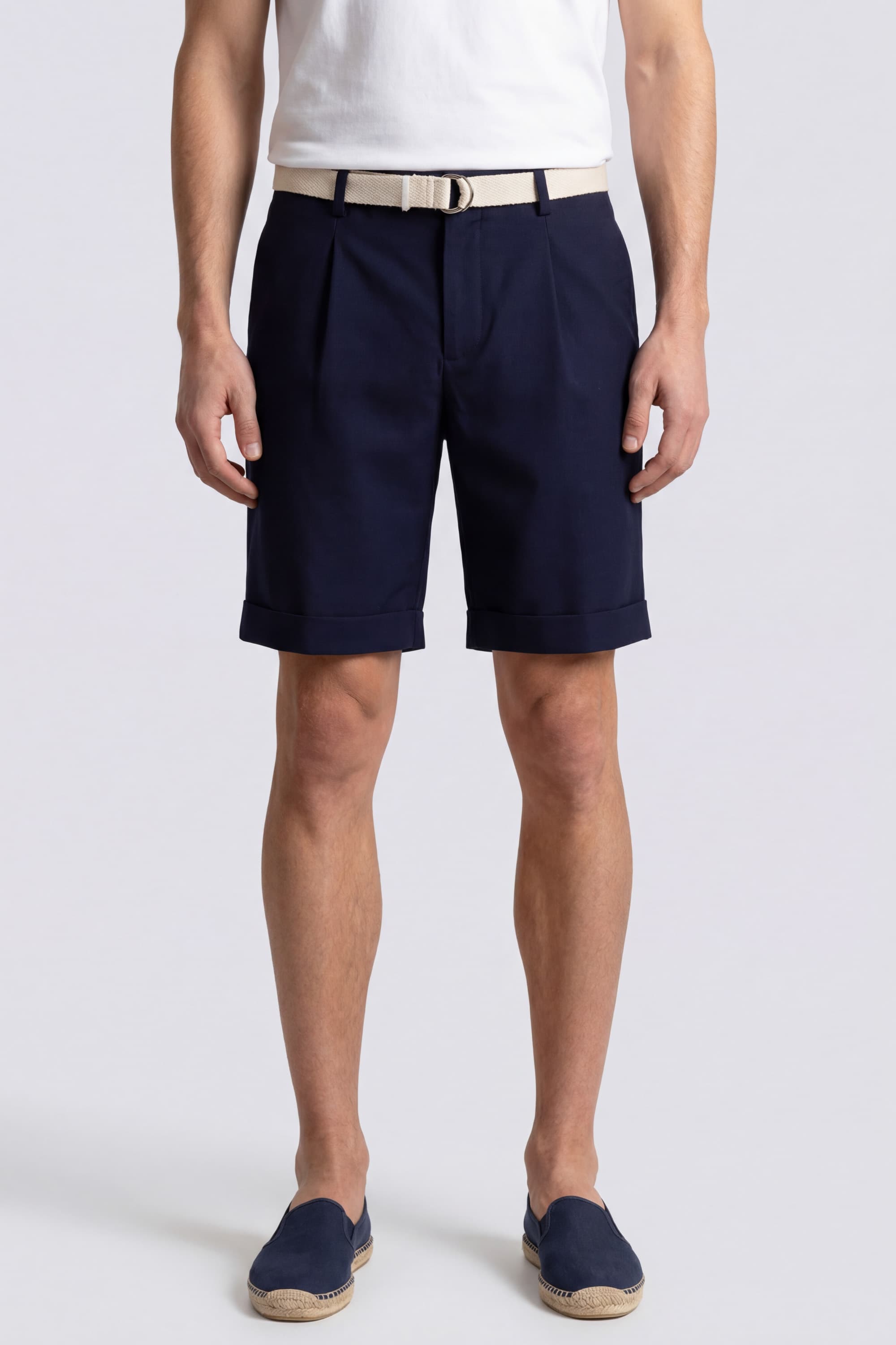 Bermuda Shorts with Belt - Image 2