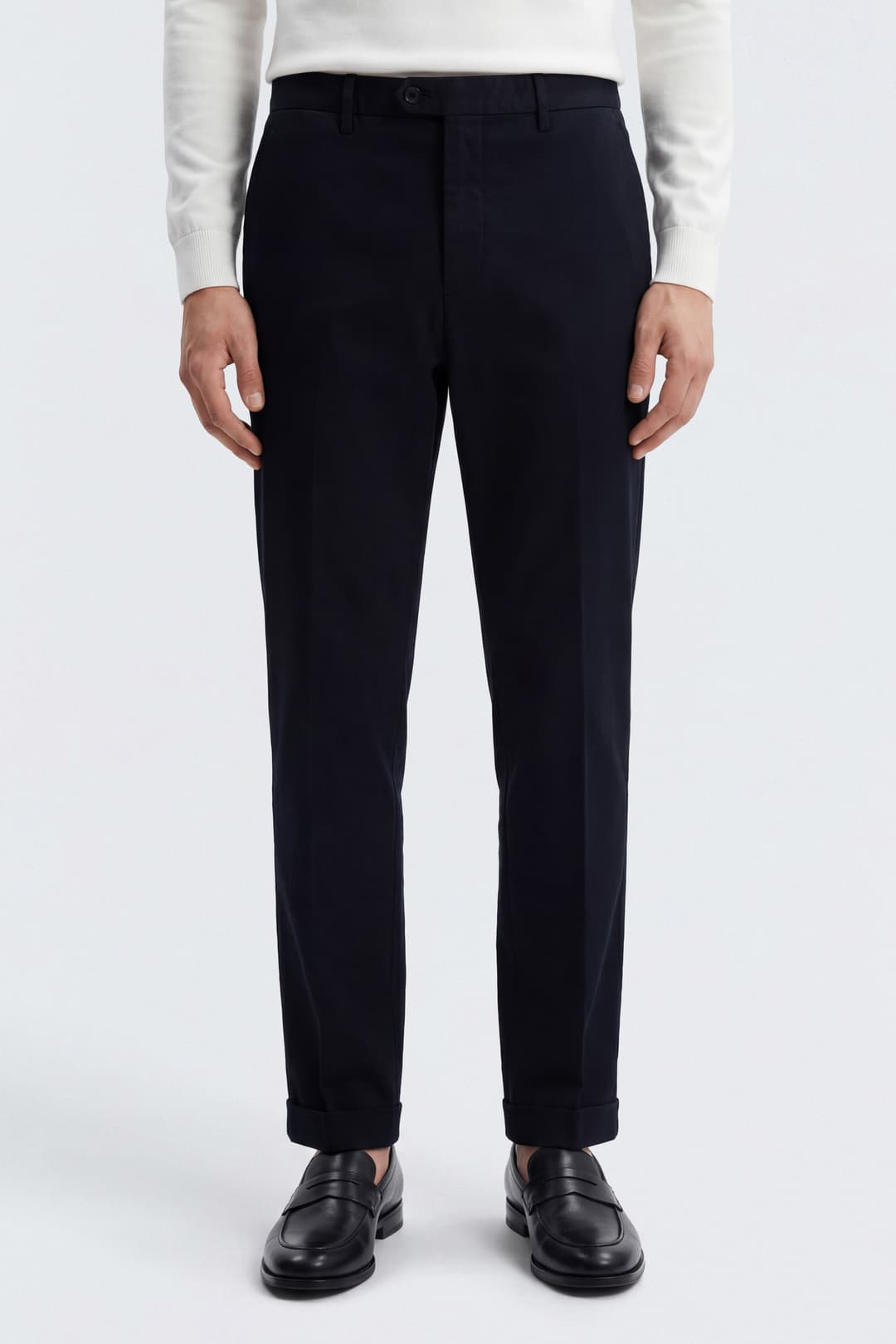 Stretch Cotton Trousers