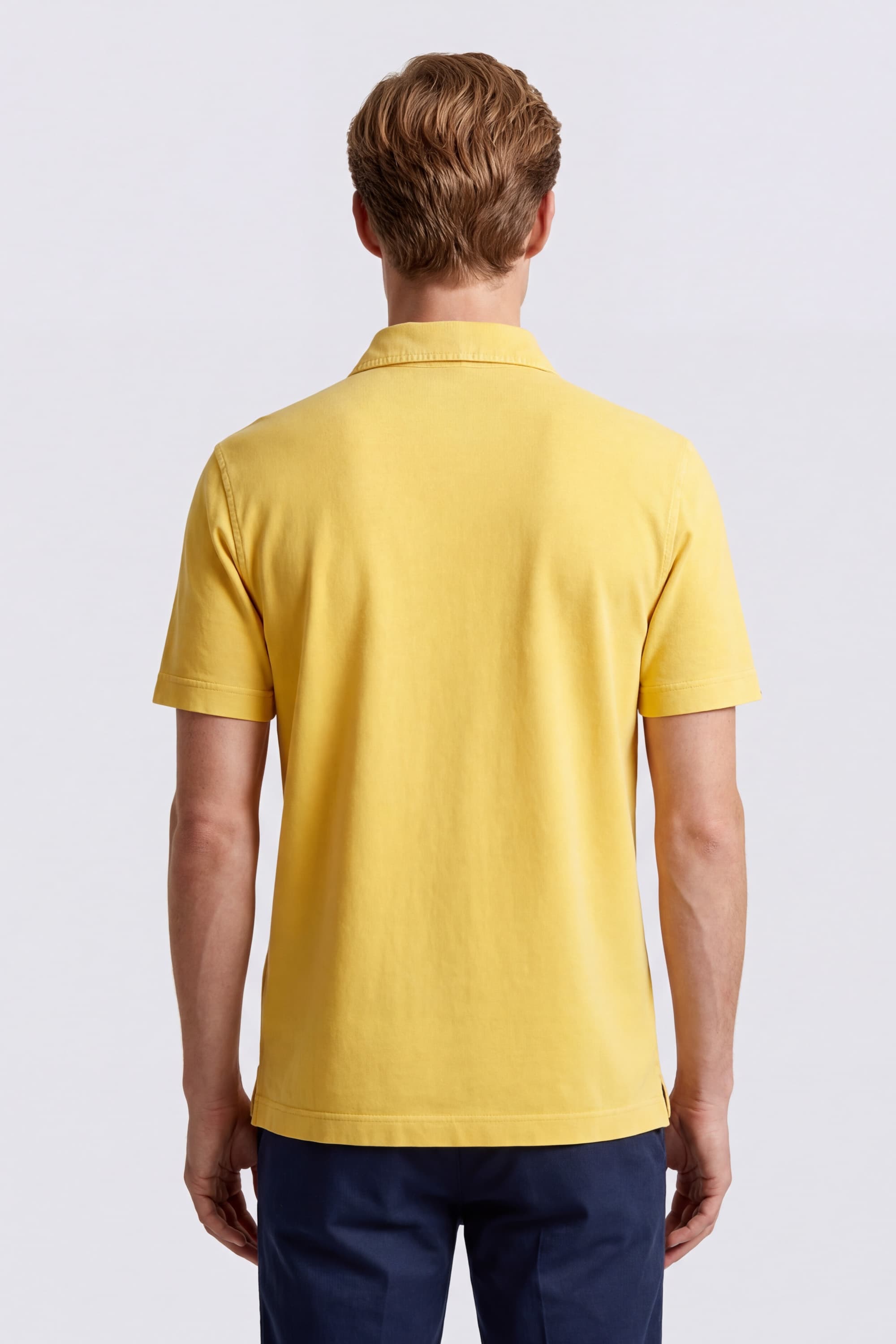 Pure Cotton Jersey Short-Sleeve Polo - Image 4
