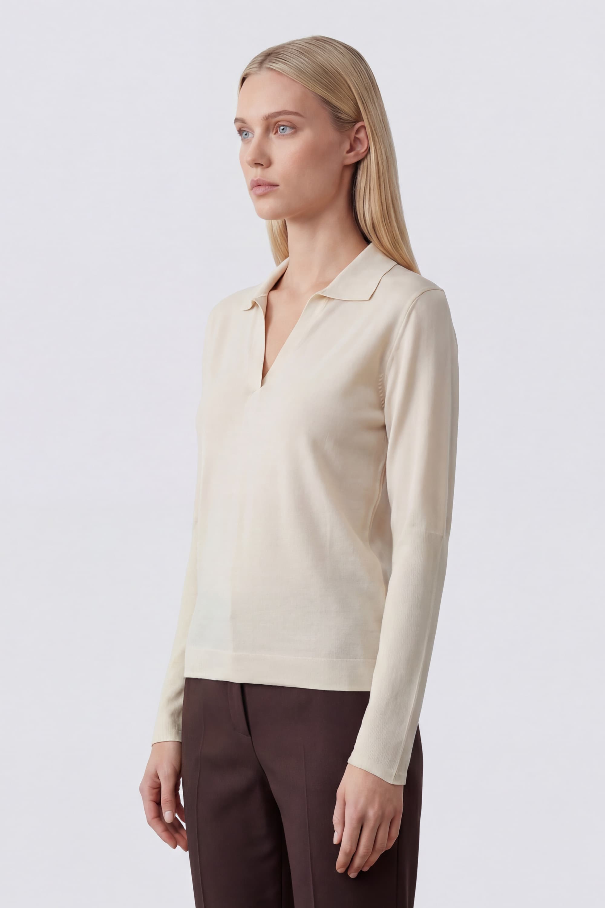 Cashmere Polo Shirt - Image 3