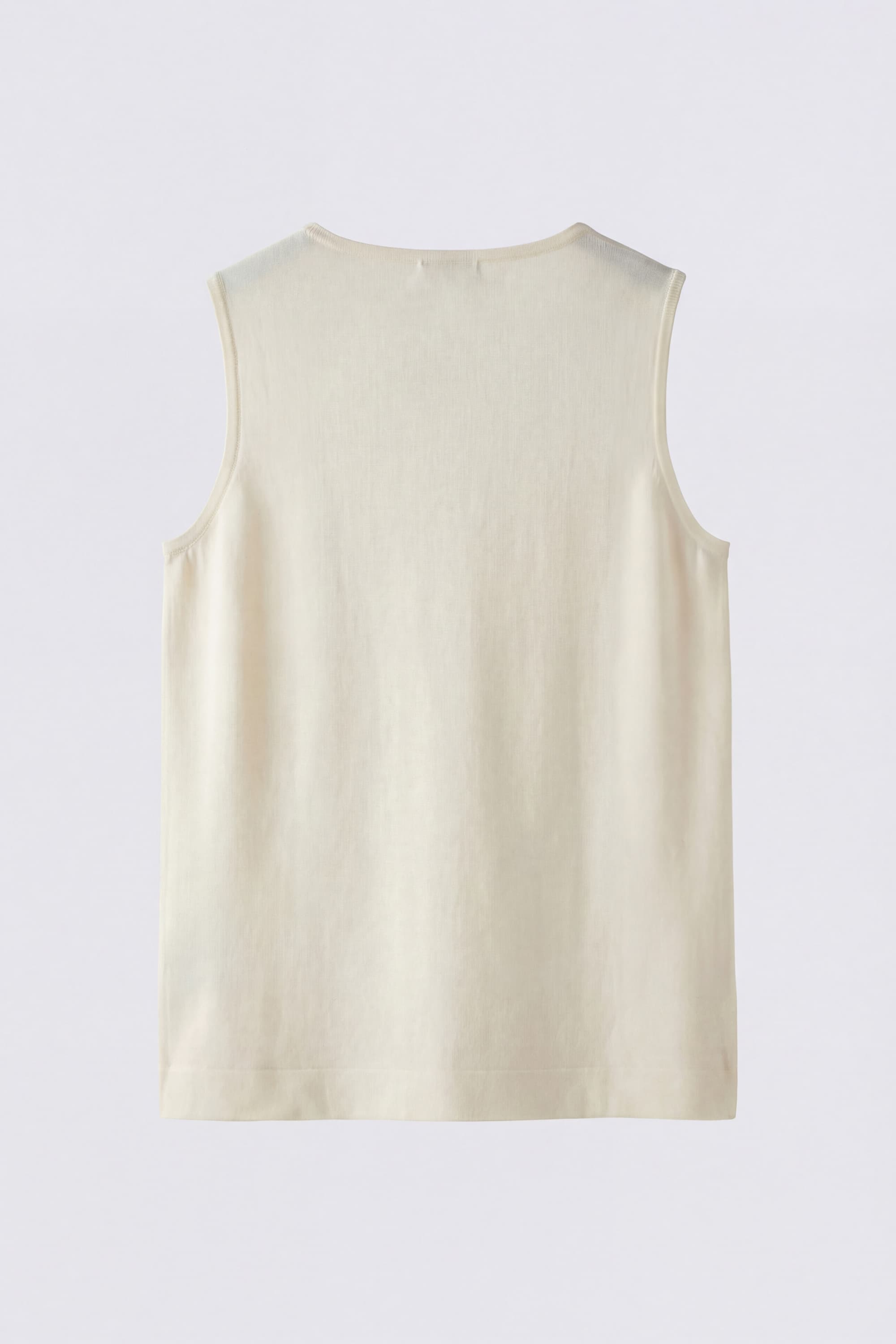 Sleeveless virgin wool top - Image 5