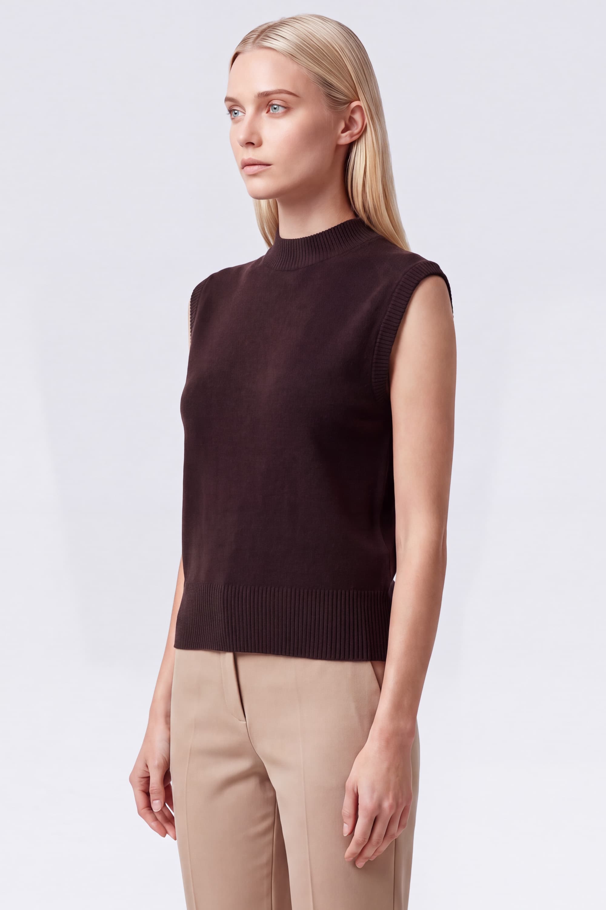 Extrafine Merino Wool Gilet - Image 3