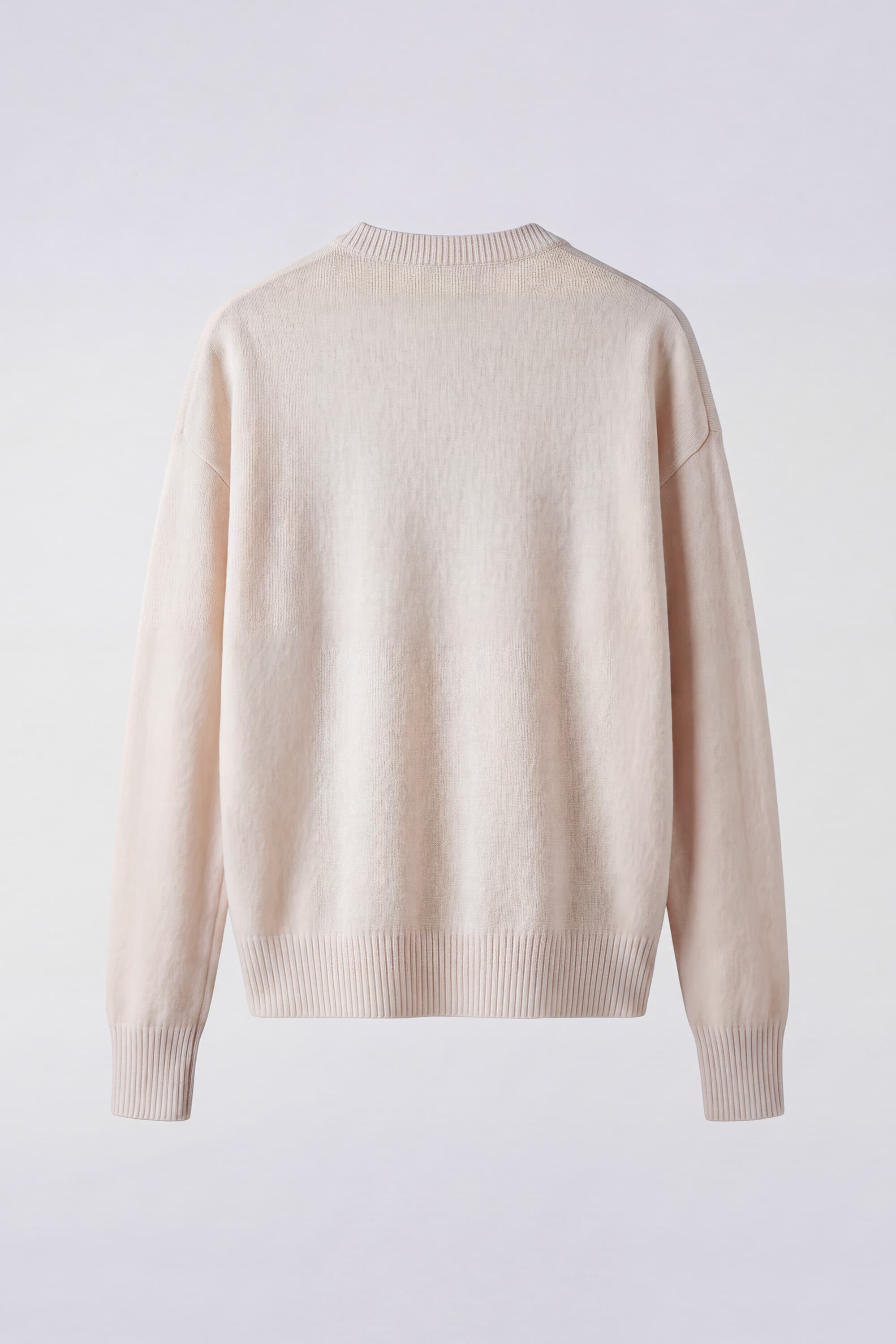 Crew Neck Sweater in Lambswool - Image 6