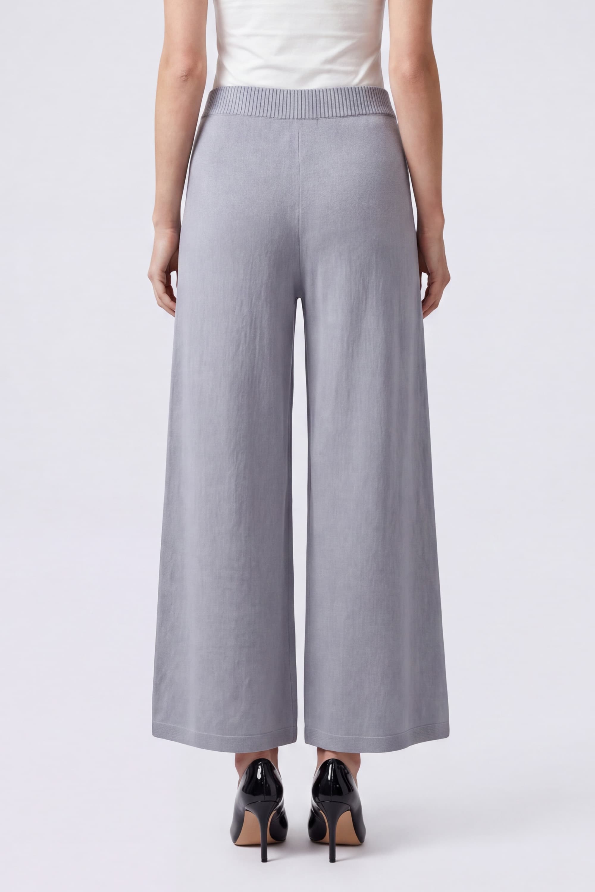 Cashmere Palazzo Trousers - Image 4