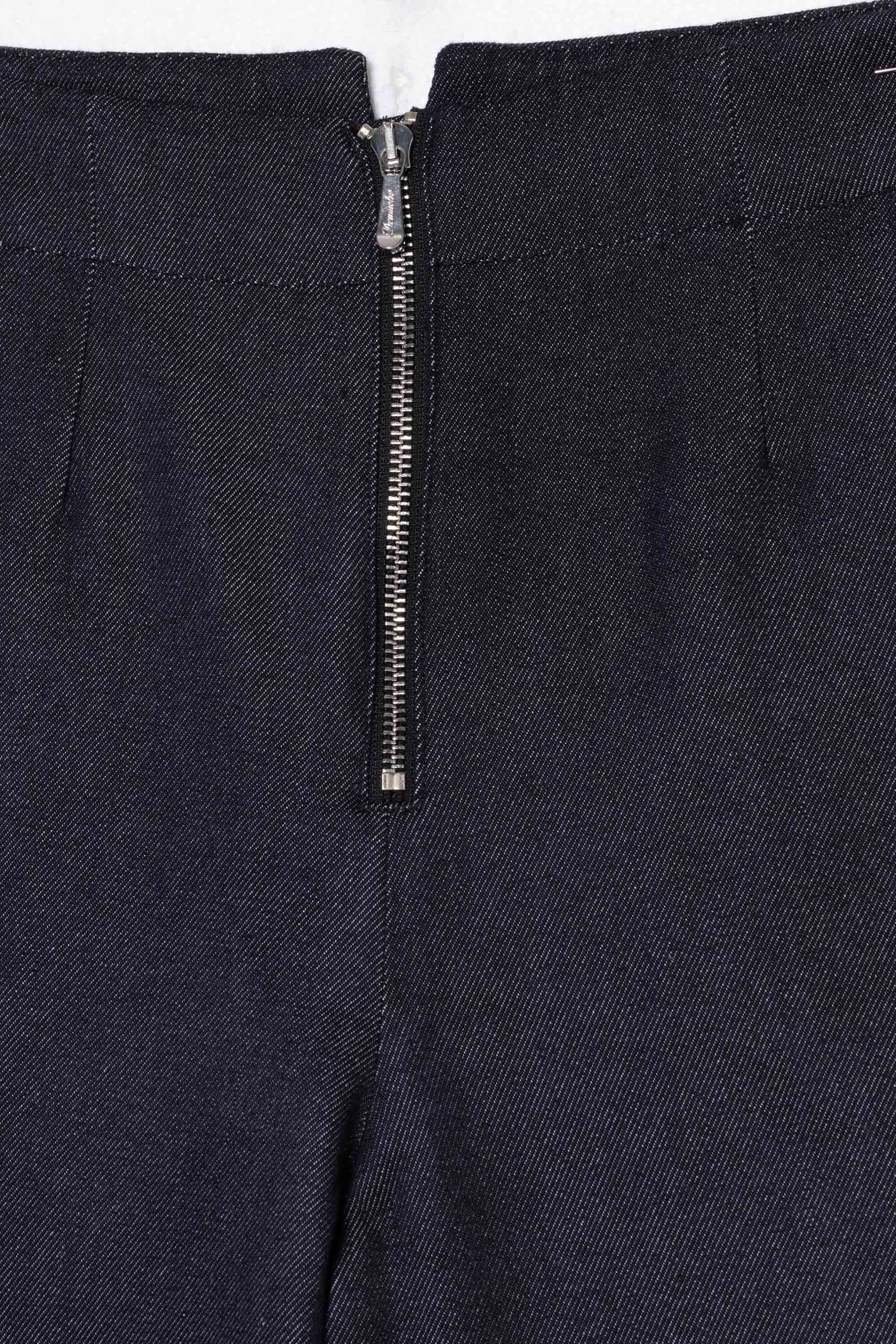 Wool Trousers with zip Detail - Image 4